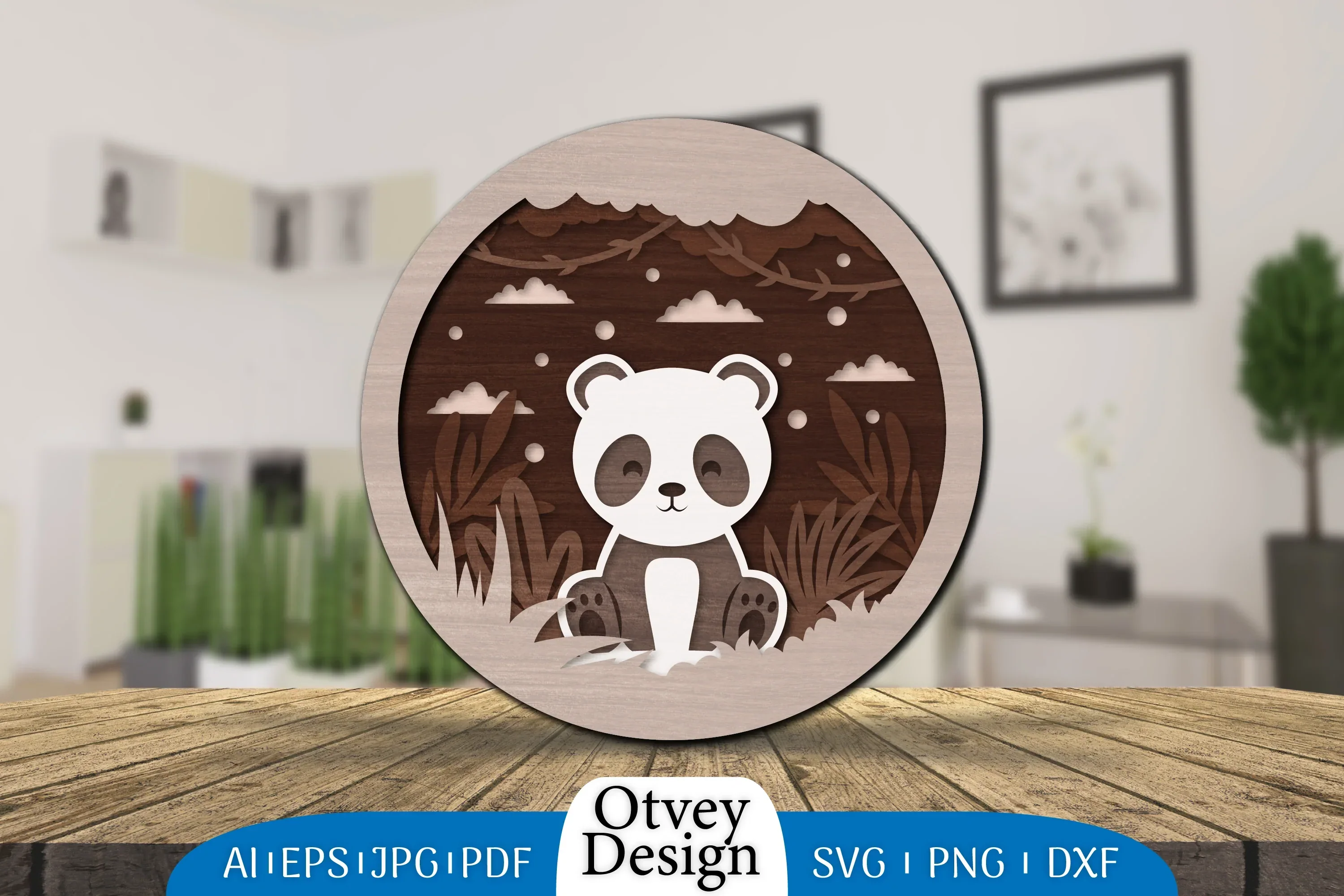 3D Layered Animals Lasercut SVG Bundle