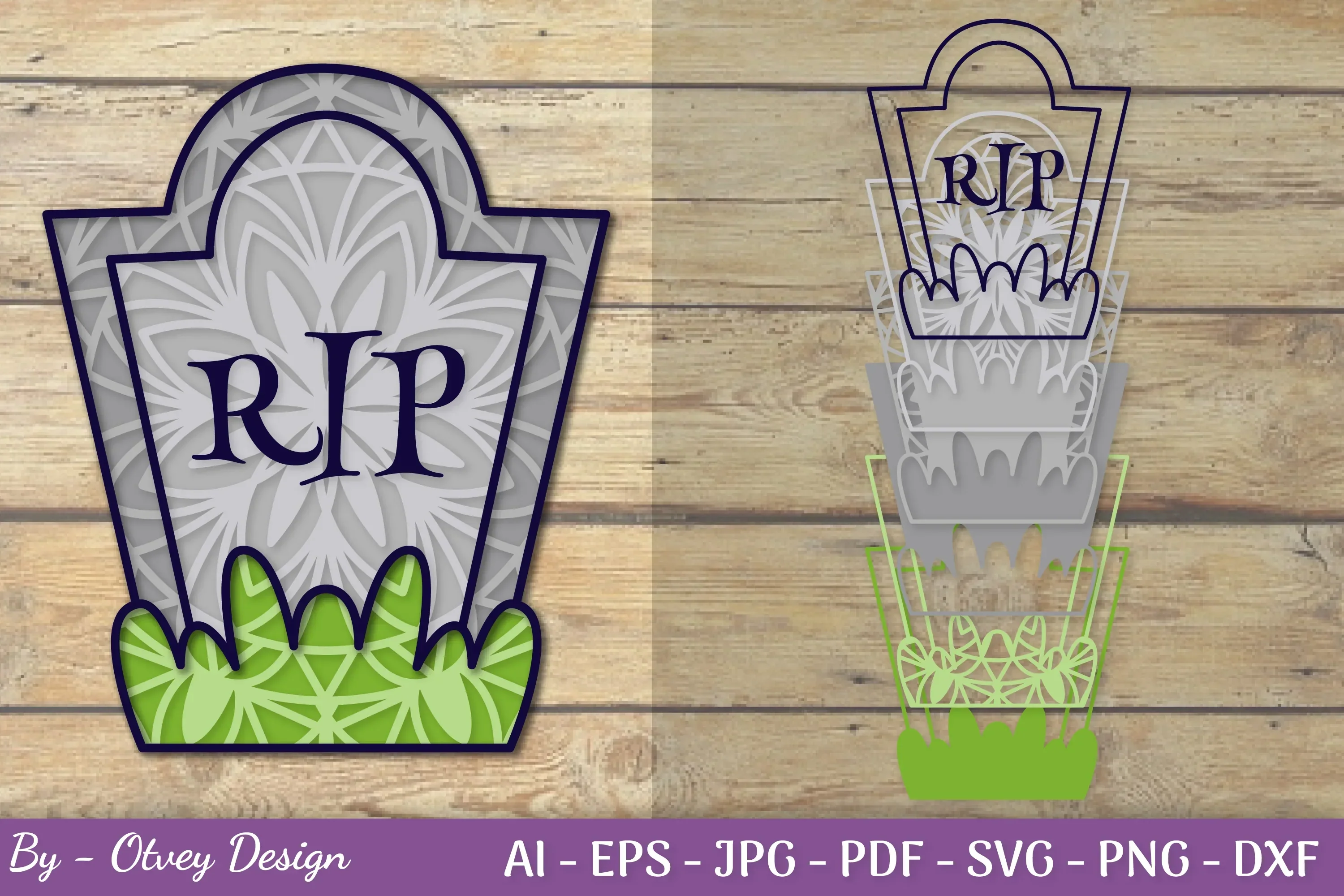 3D Layered Halloween SVG Bundle - Image 2