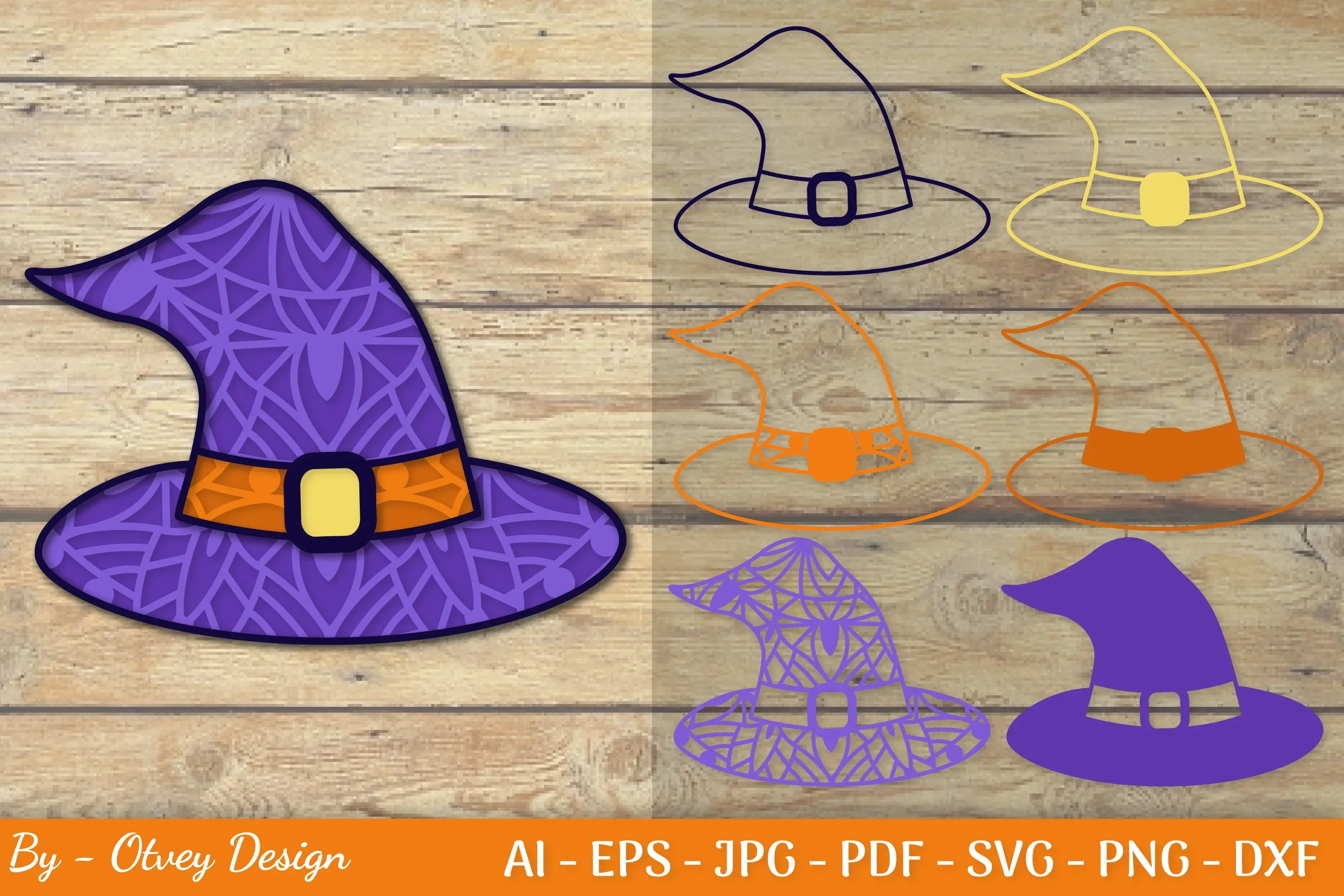 3D Layered Halloween SVG Bundle - Image 2