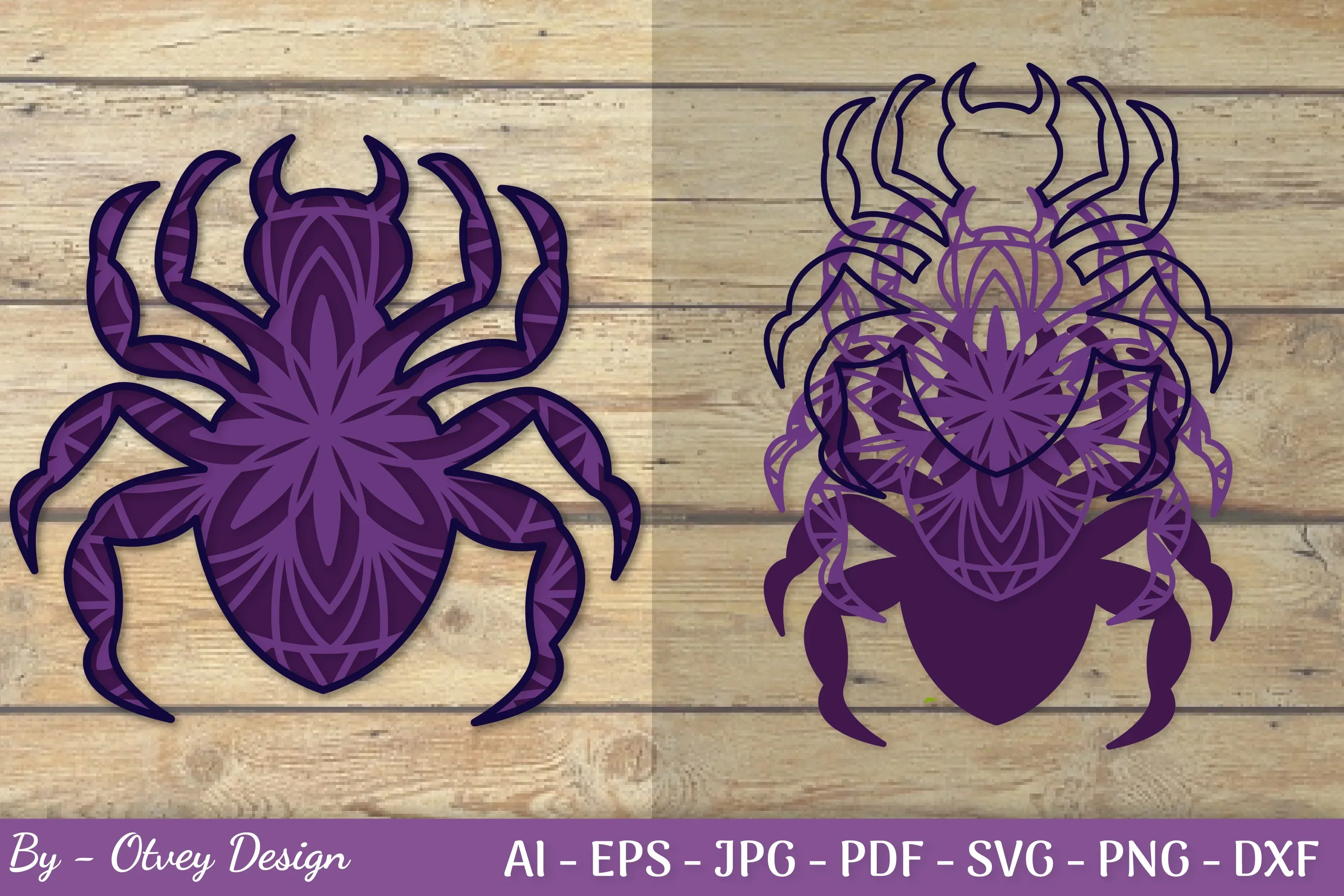 3D Layered Halloween SVG Bundle