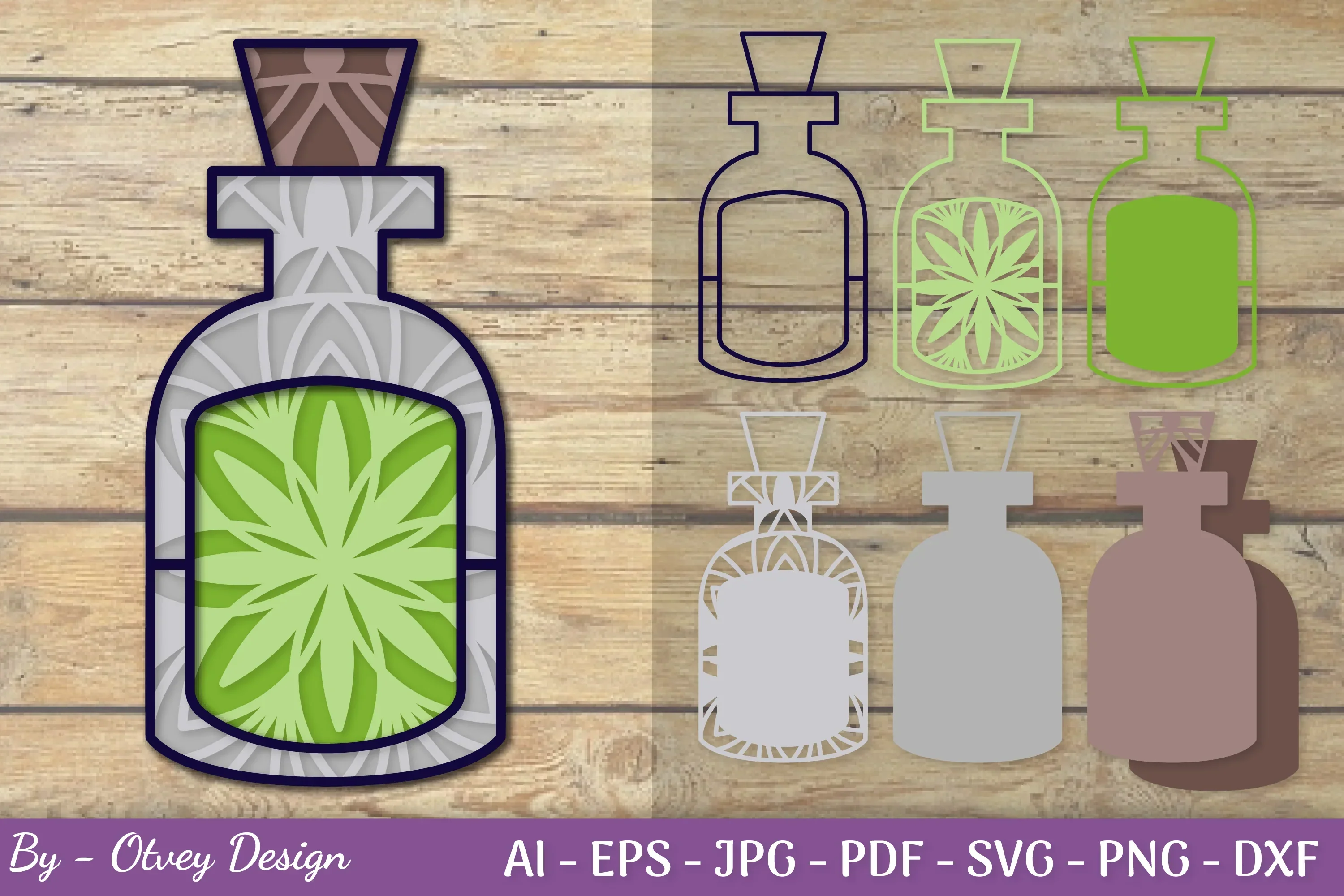3D Layered Halloween SVG Bundle
