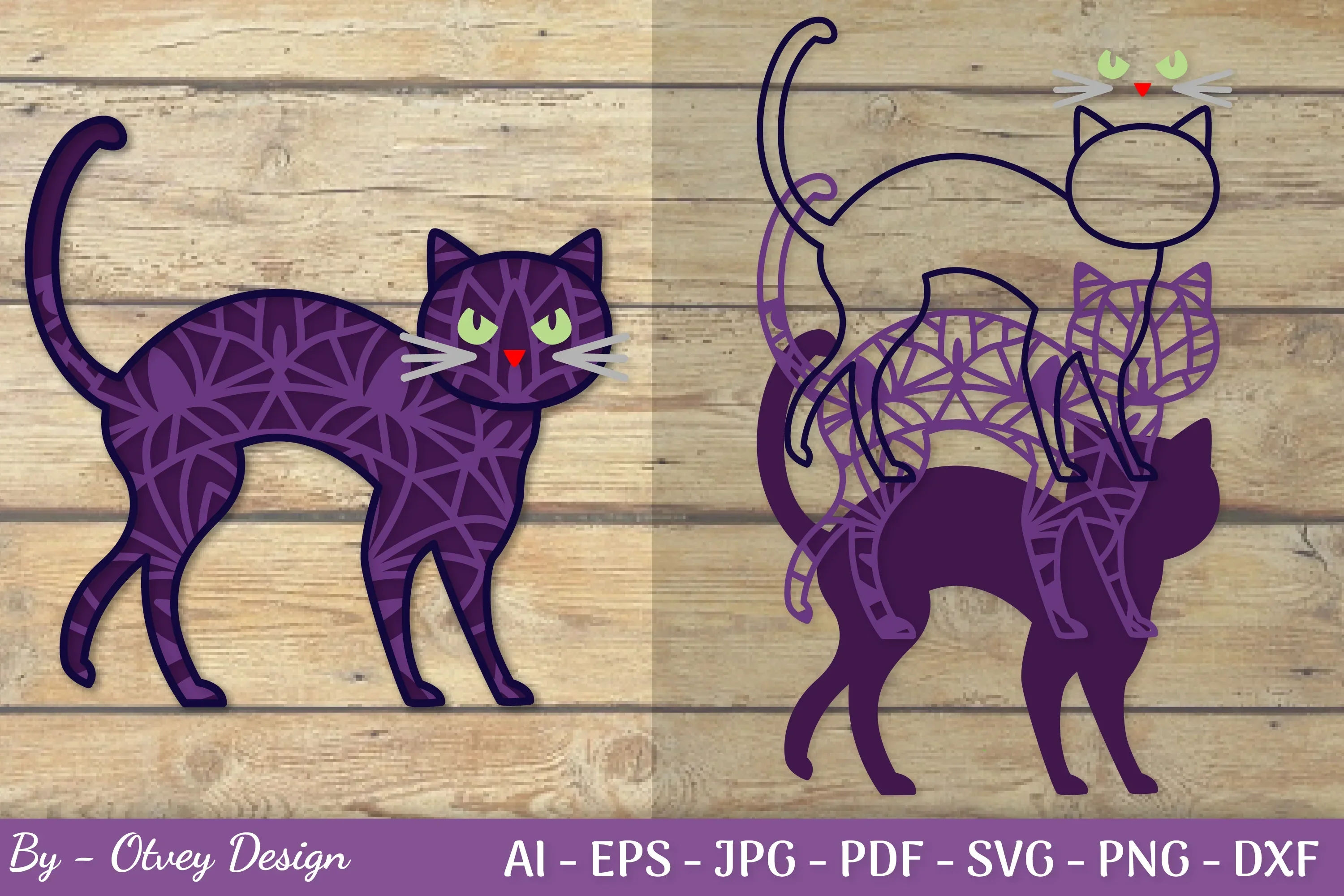 3D Layered Halloween SVG Bundle - Image 2