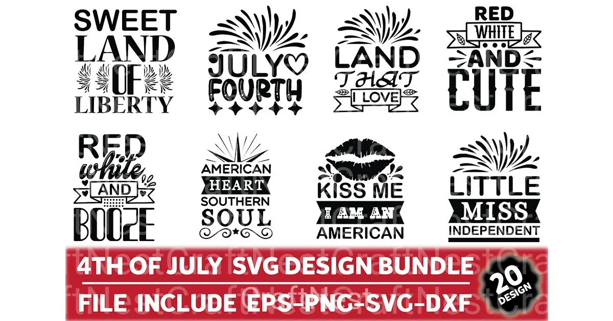 4th of July Design Bundle