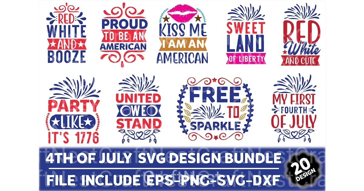 4th of July Design Bundle