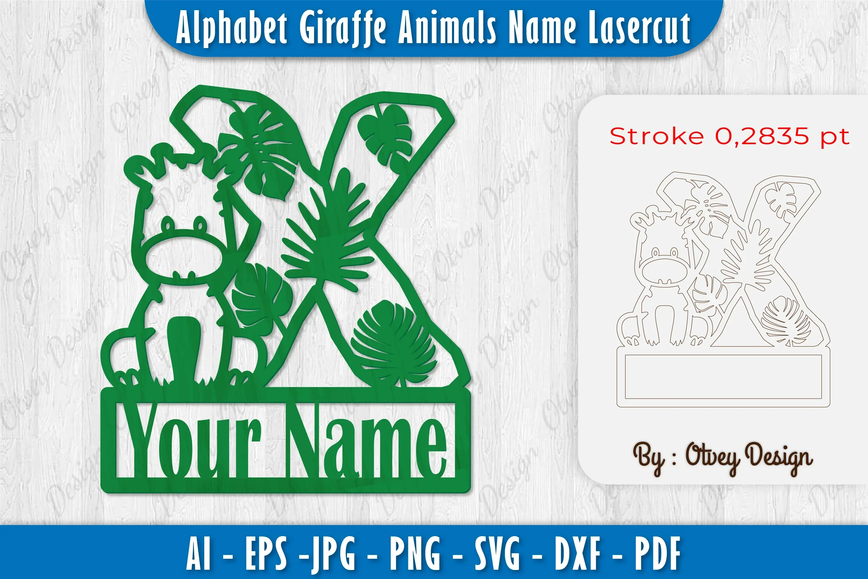 X-Your Name SVG Bundle