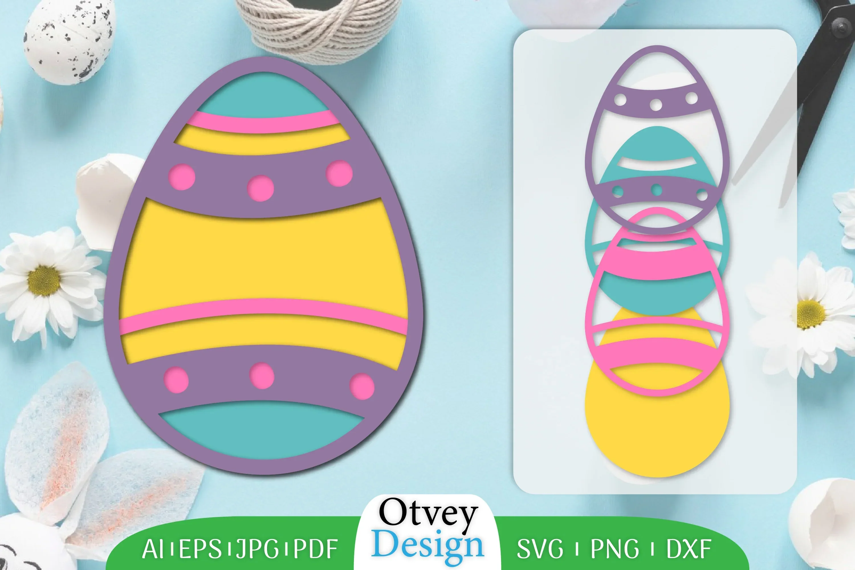 Easter Eggs SVG Bundle