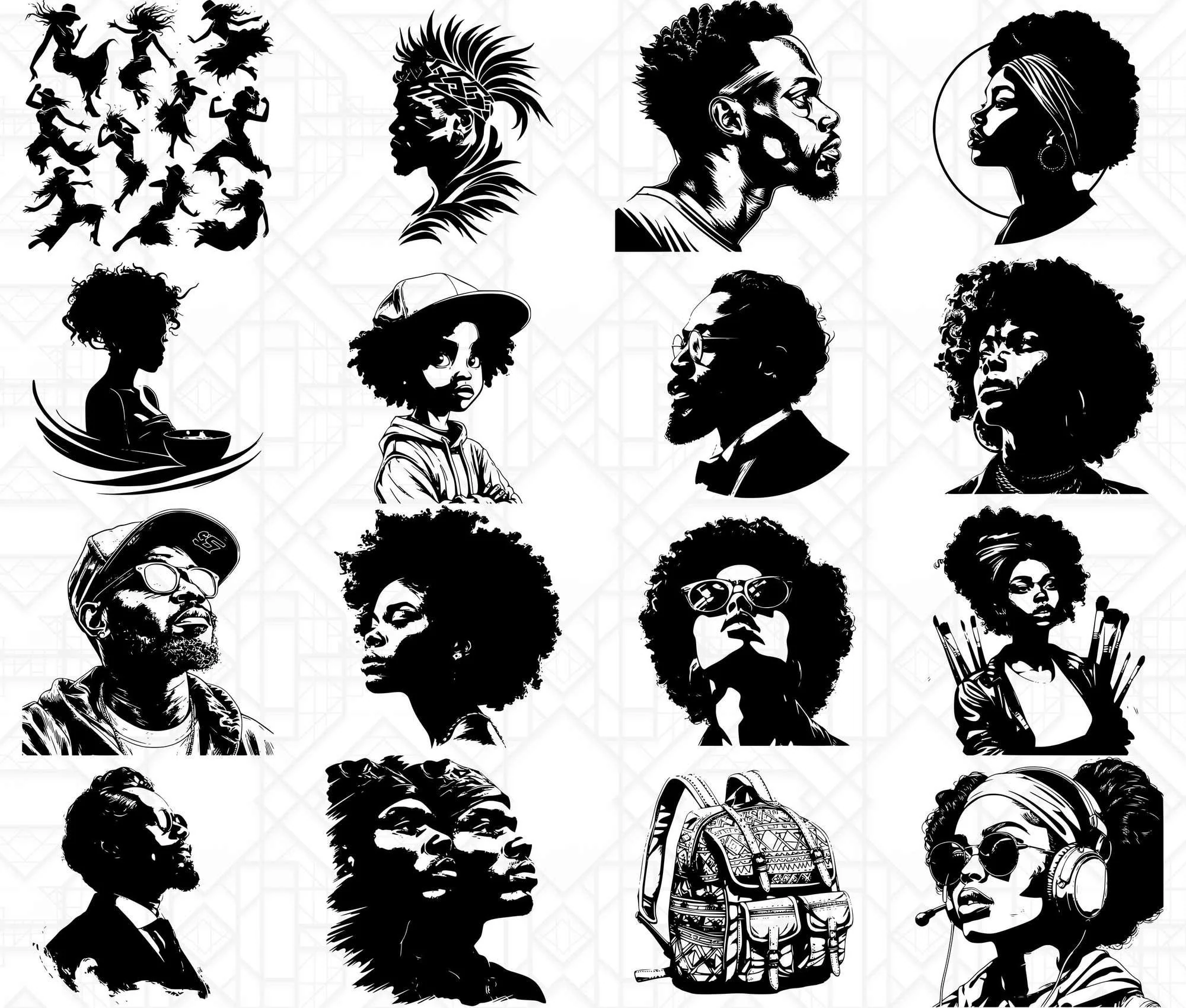 Afro American Back To School SVG Bundle - Image 5