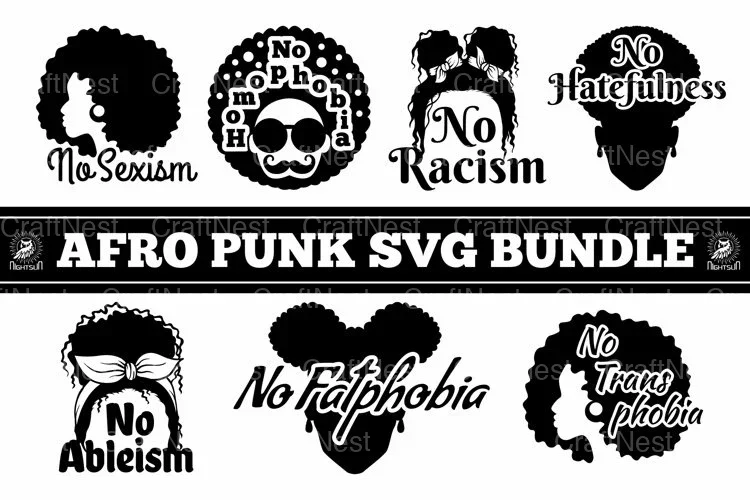 Afro Punk SVG Bundle