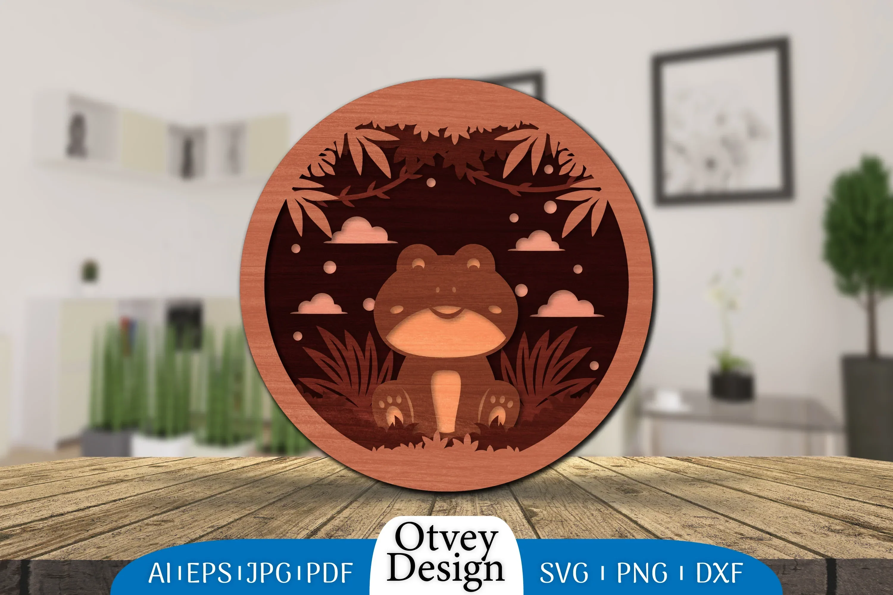 Animals 3D Layered Lasercut SVG Bundle