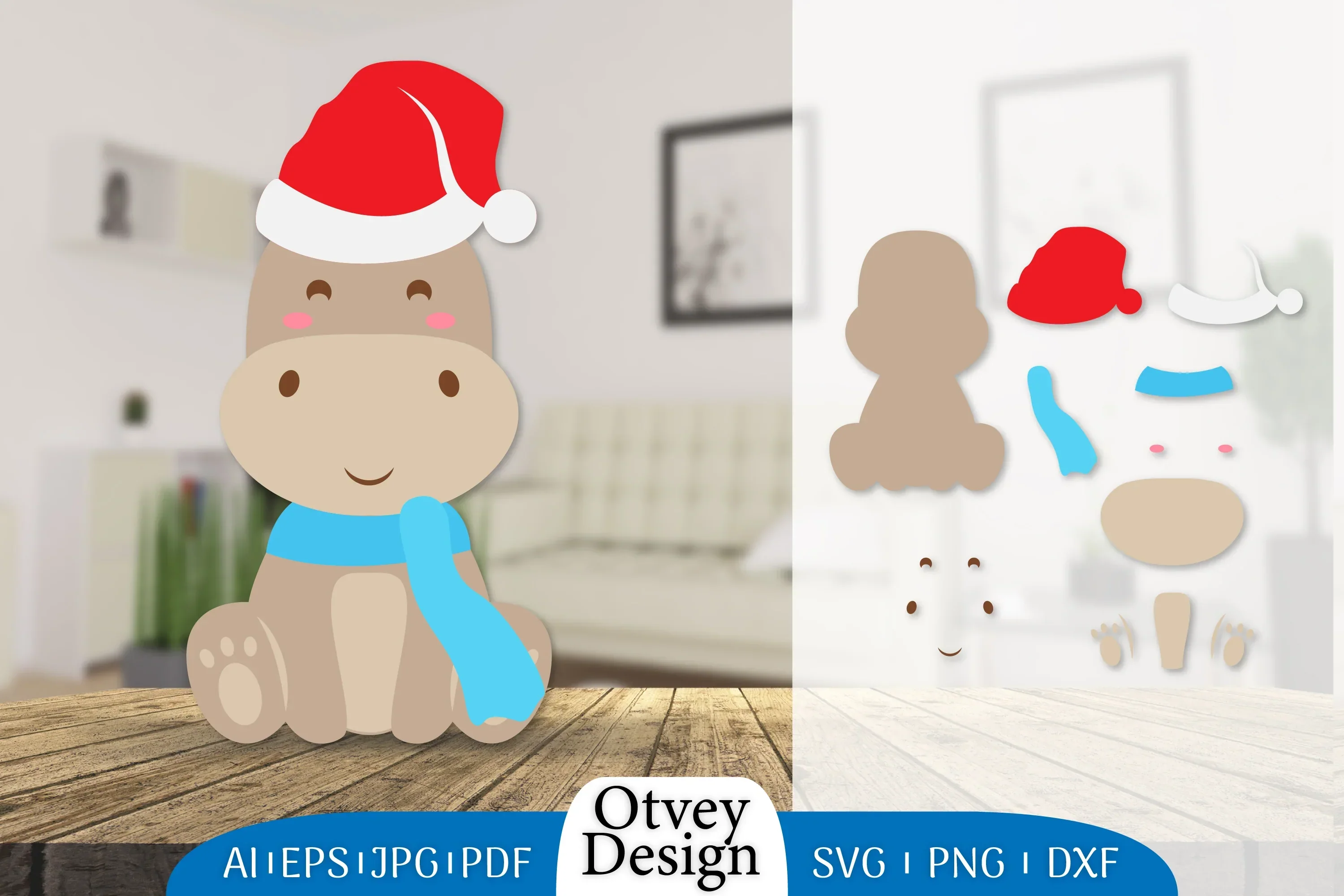 Animals Christmas SVG Bundle