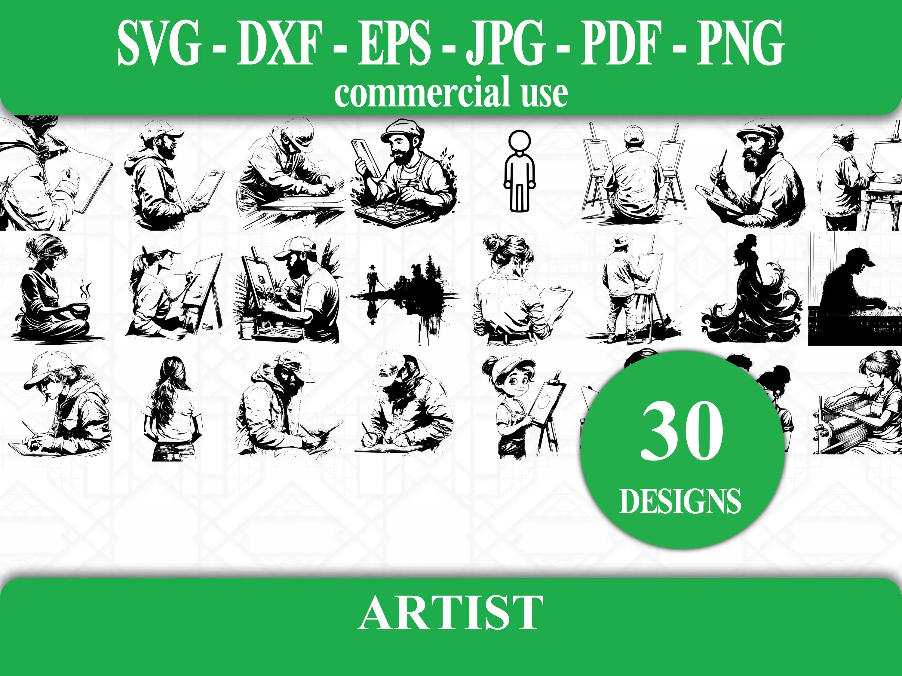 Artist SVG Bundle