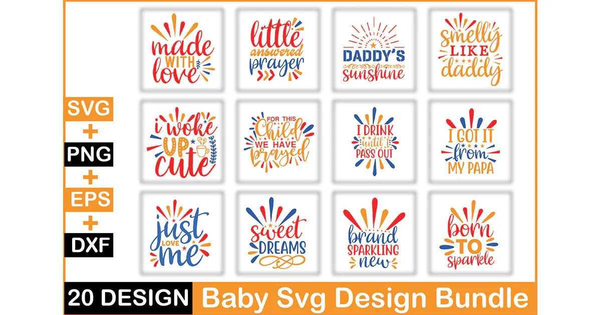 Baby 20 SVG Bundle - Image 3