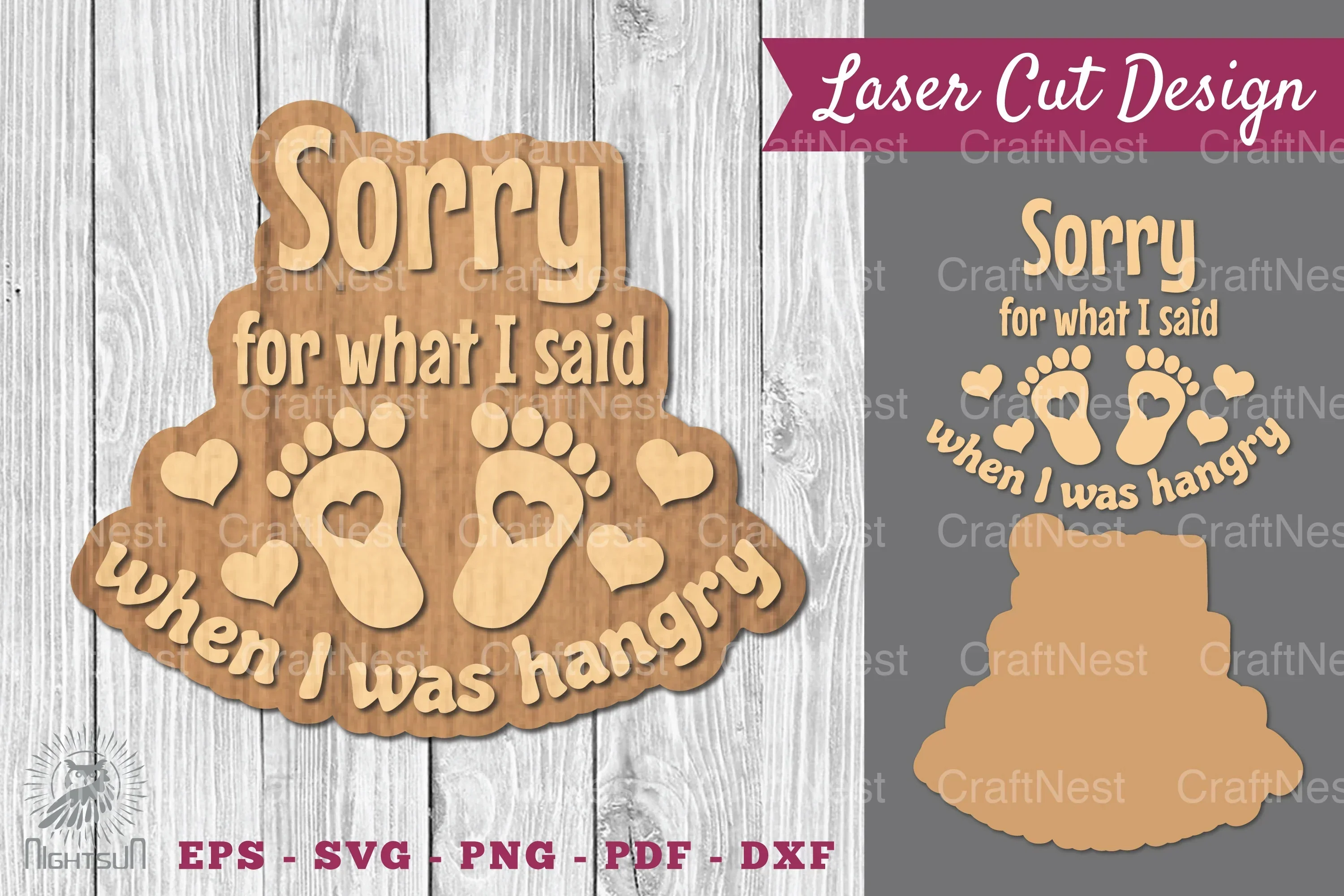 Baby Quotes Laser Cut Decoration Clipart Bundle