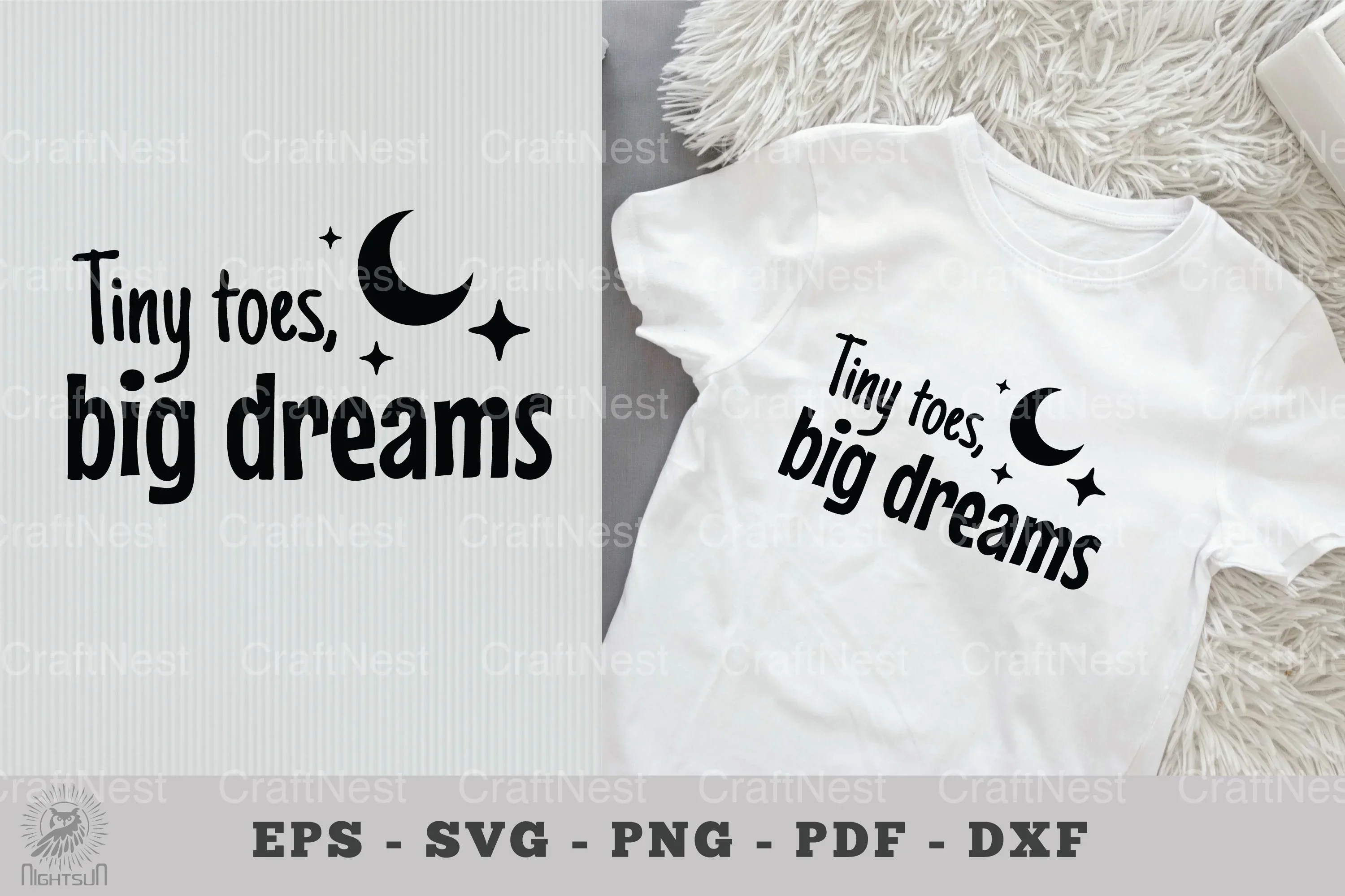 Baby Quotes SVG Bundle: Tiny Toes, Big Dreams