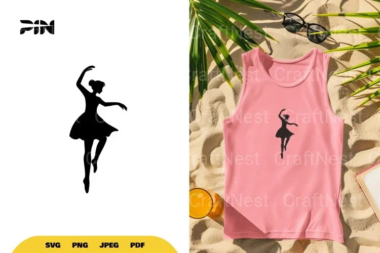 Ballerina Silhouette SVG Bundle