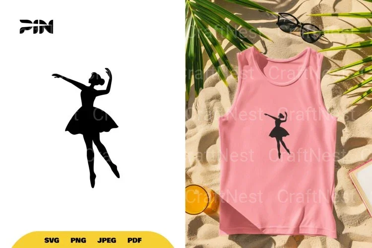 Ballerina Silhouette SVG Bundle