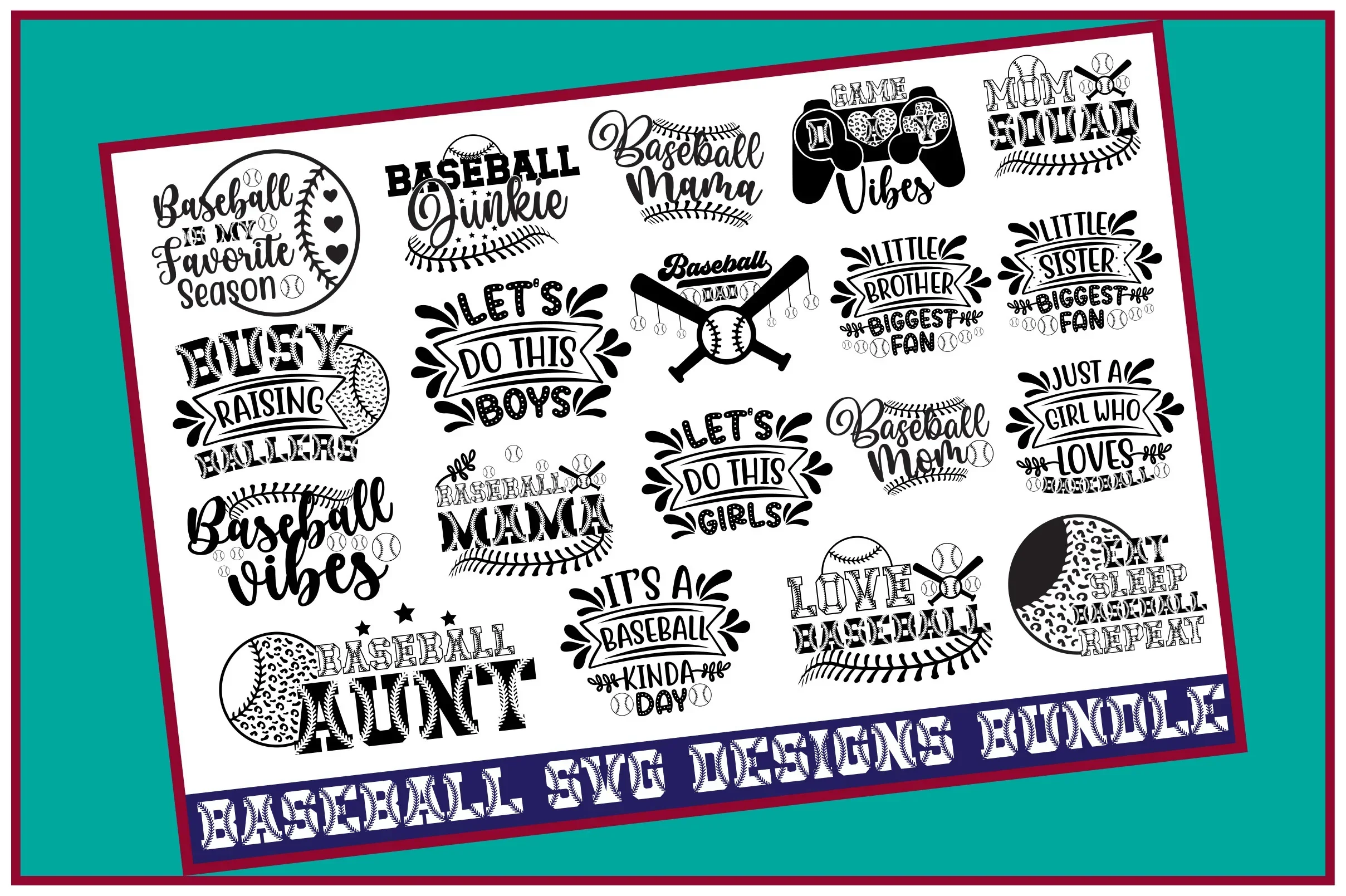 Baseball SVG Bundle