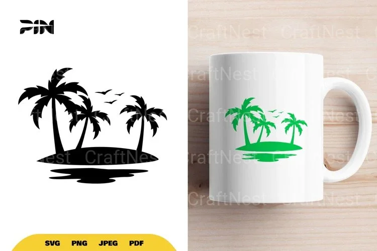 Beach Silhouette SVG Bundle