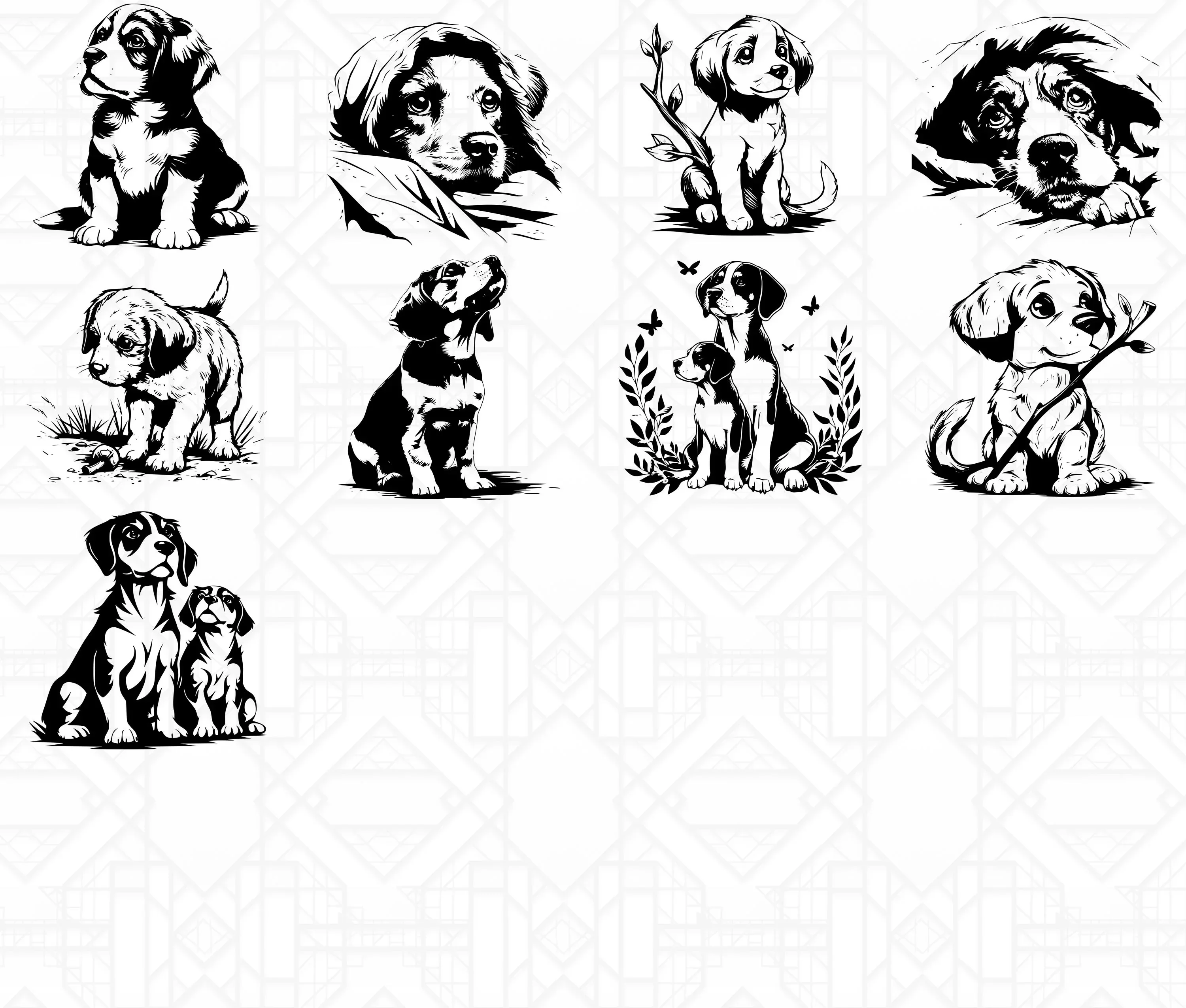 Beagle Dog SVG Bundle - Image 7