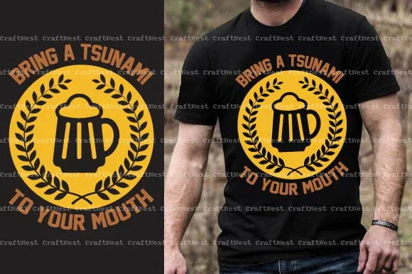 Beer T-Shirt Design SVG Bundle - Image 10