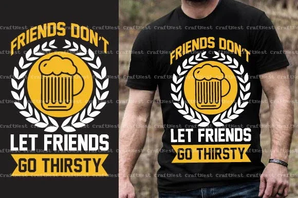 Beer T-Shirt Design SVG Bundle - Image 3