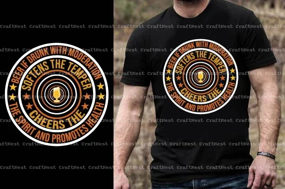 Beer T-Shirt Design SVG Bundle - Image 8