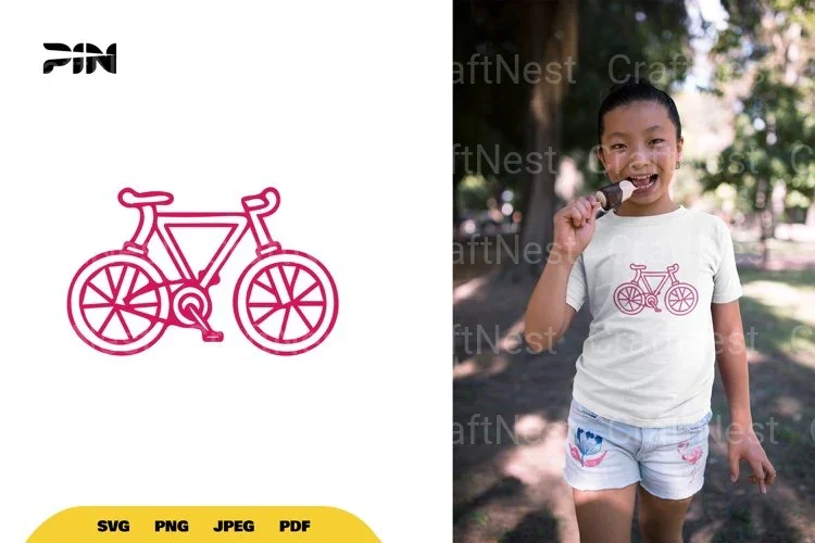 Bicycle Doodle Clipart Bundle