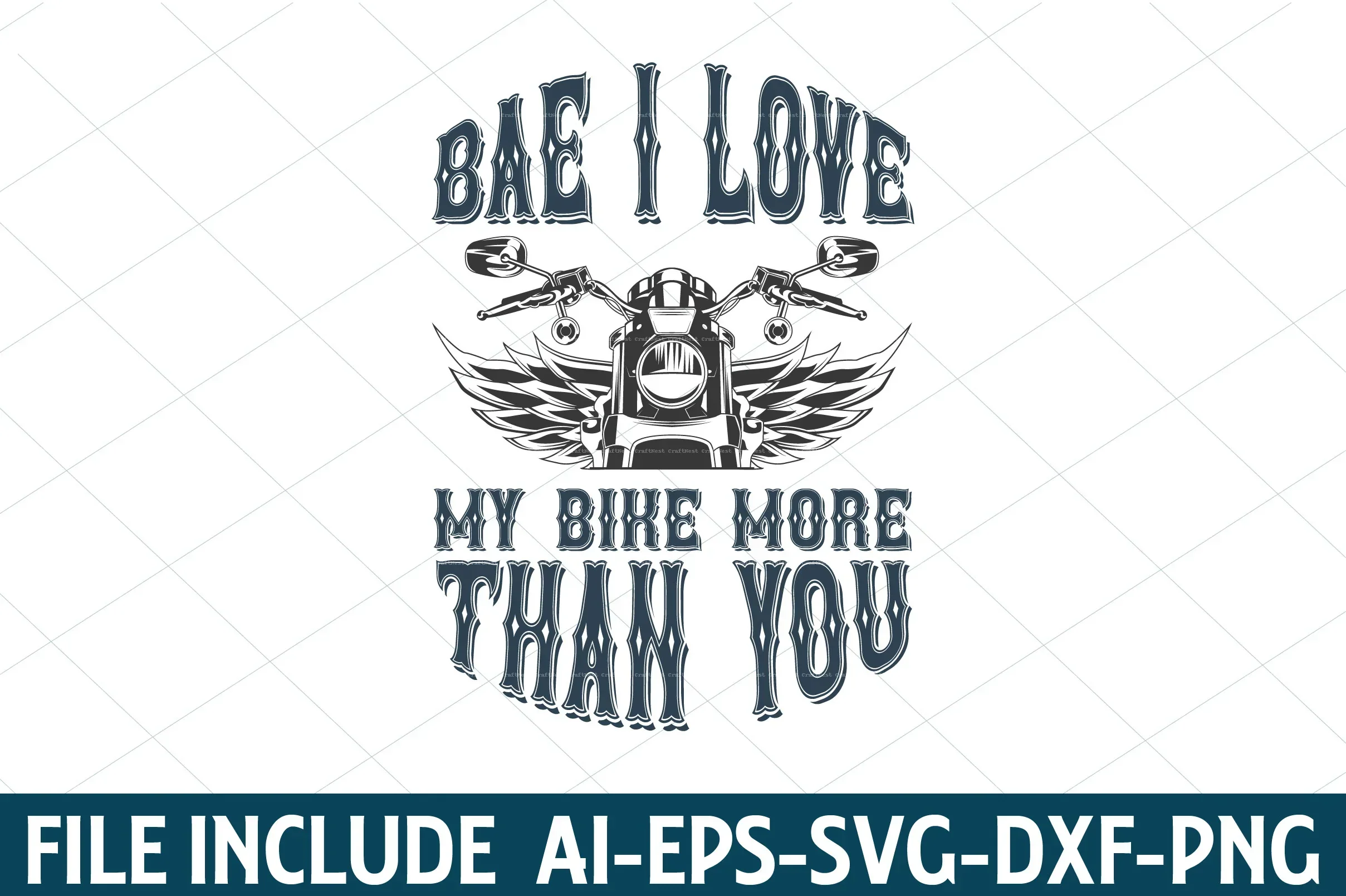 Bikes T-Shirt Design SVG Bundle - Image 9