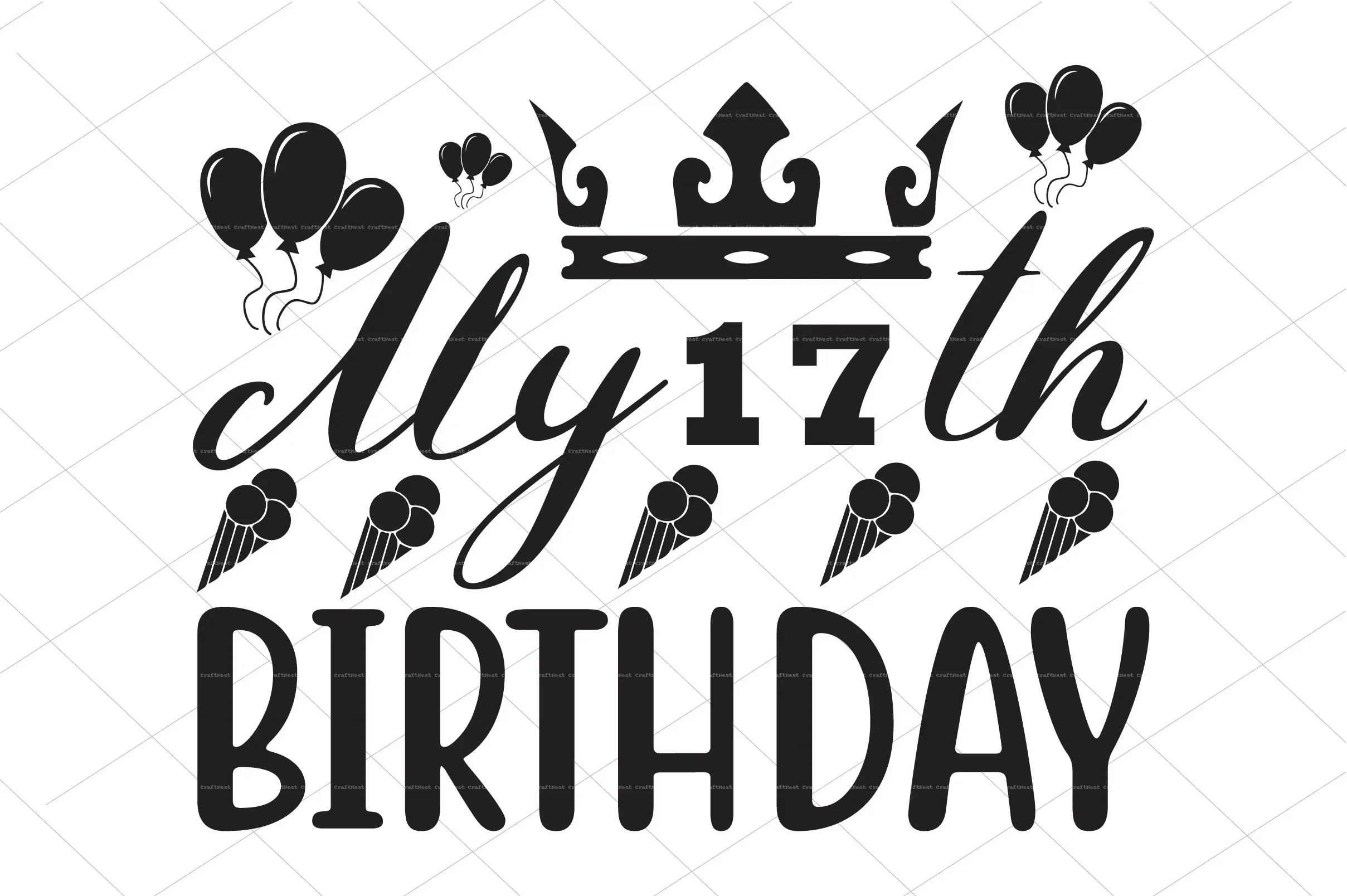 Birthday SVG Bundle - Image 11