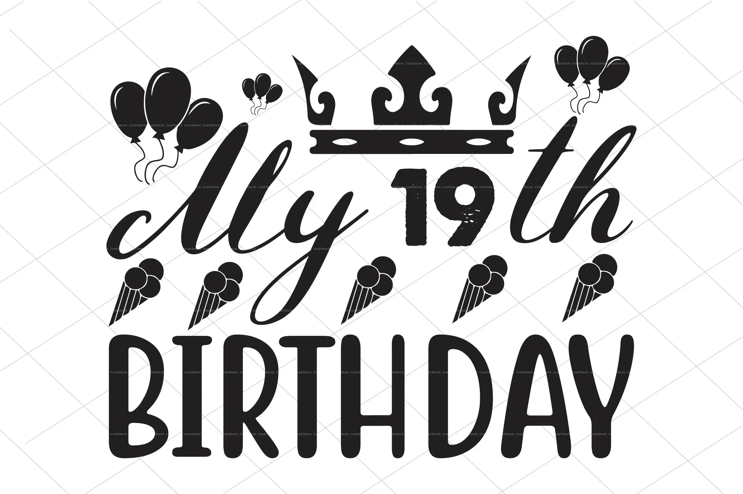 Birthday SVG Bundle - Image 12