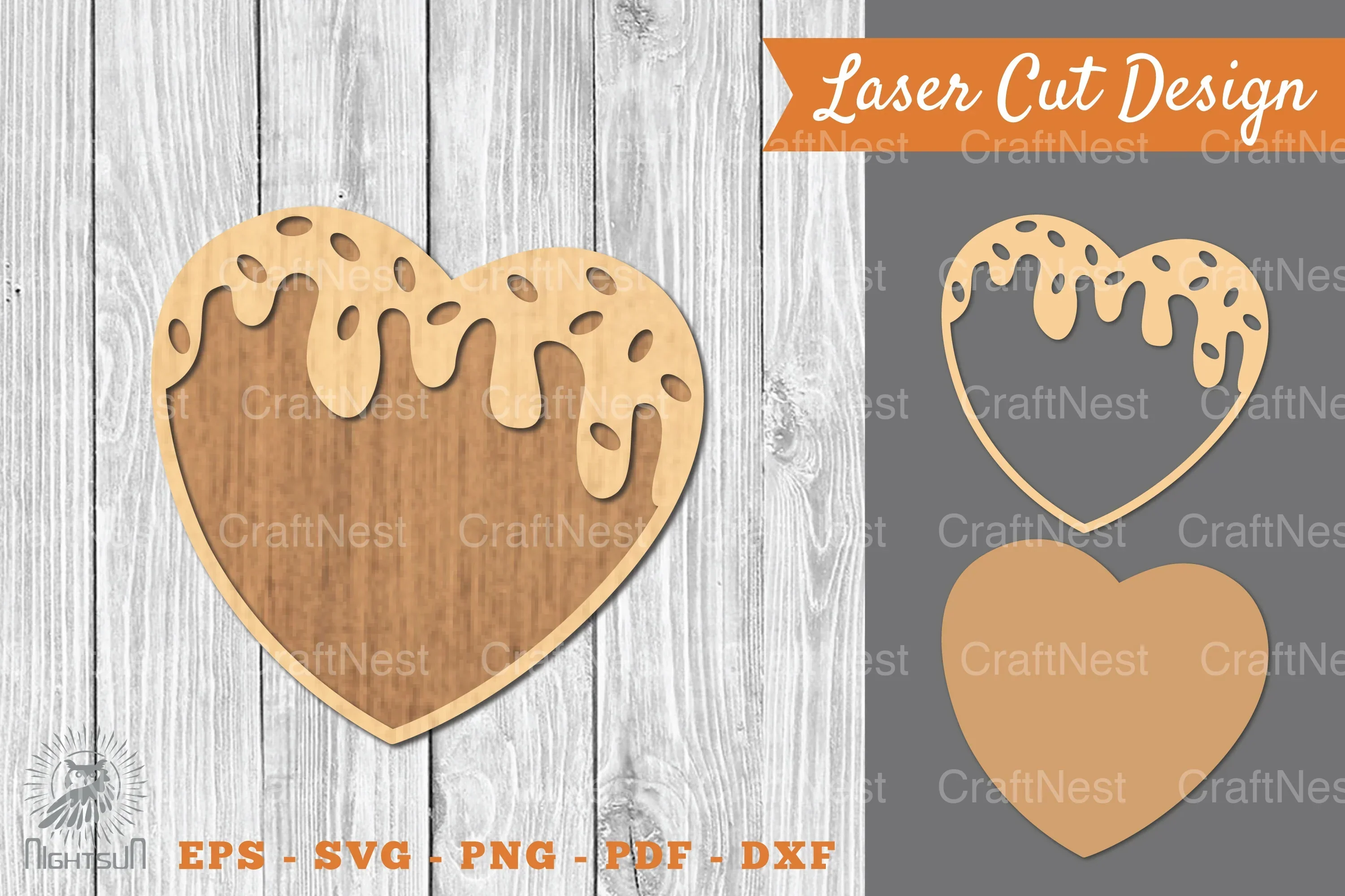 Biscuit Chocolate Laser Cut Decoration Clipart Bundle