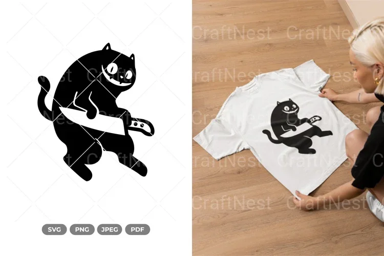 Black Cat Funny Cat SVG Bundle