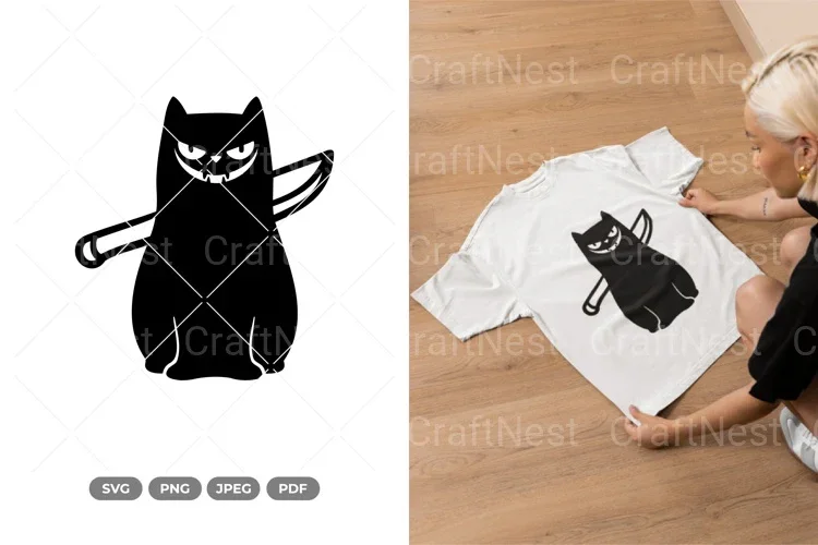 Black Cat Funny Cat SVG Bundle