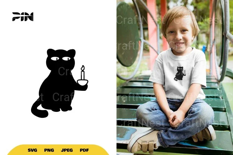 Black Cat Halloween SVG Bundle