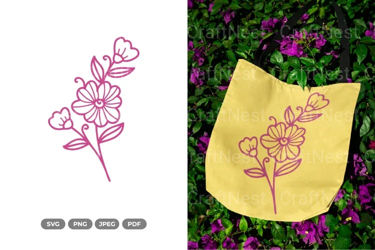 Blooming Flower Spring SVG Bundle