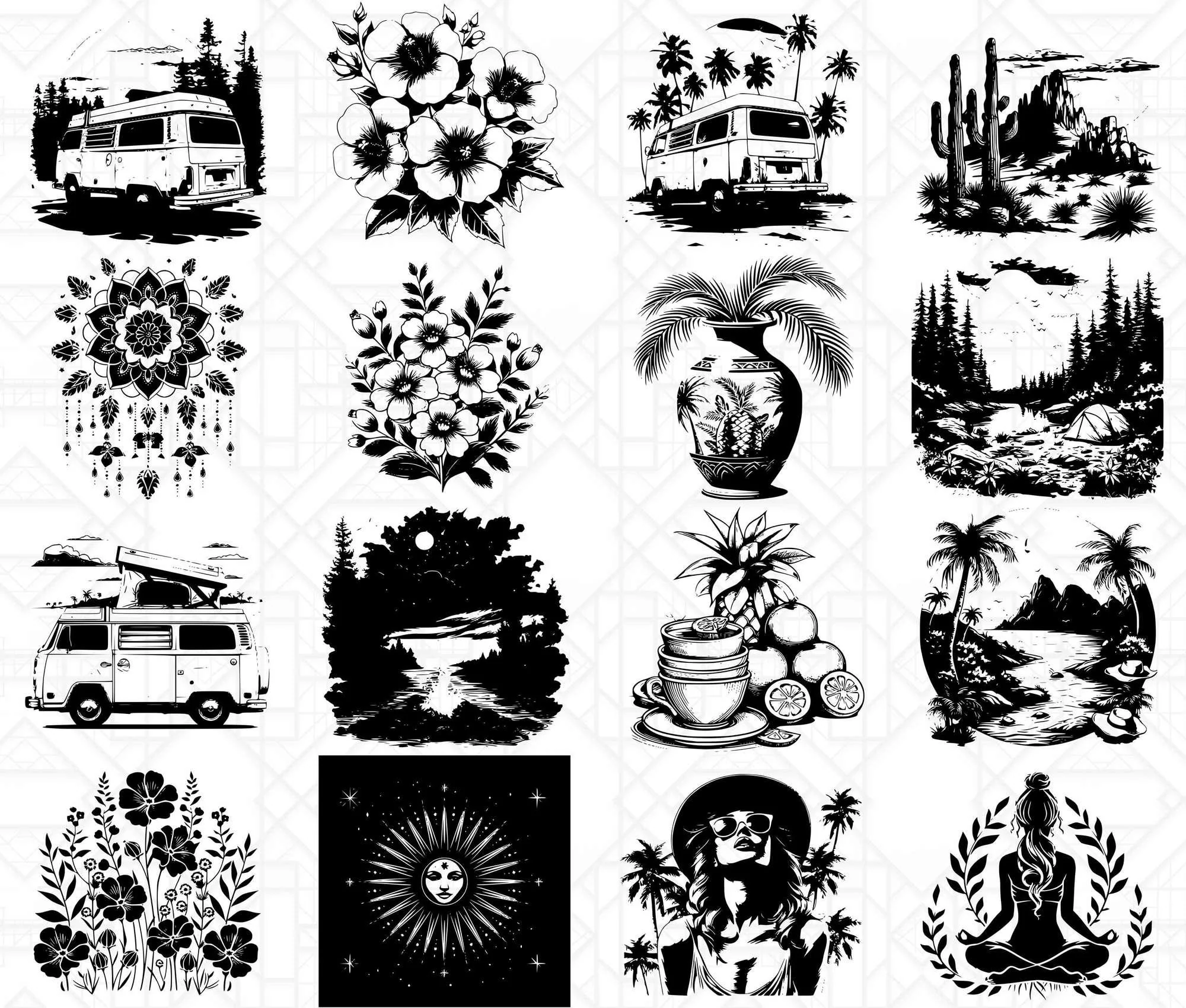 Boho Summer SVG Bundle - Image 4