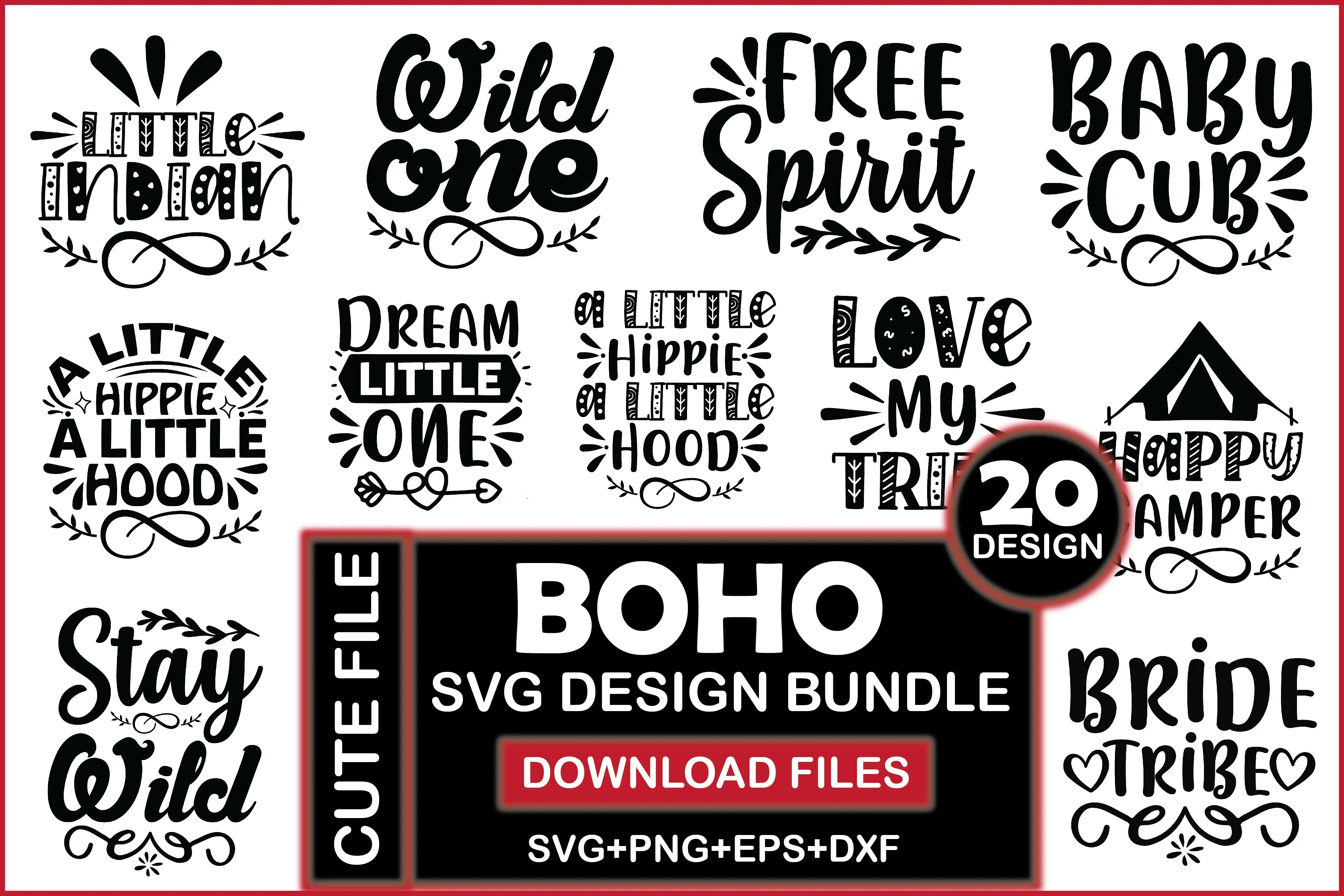 Boho SVG Bundle
