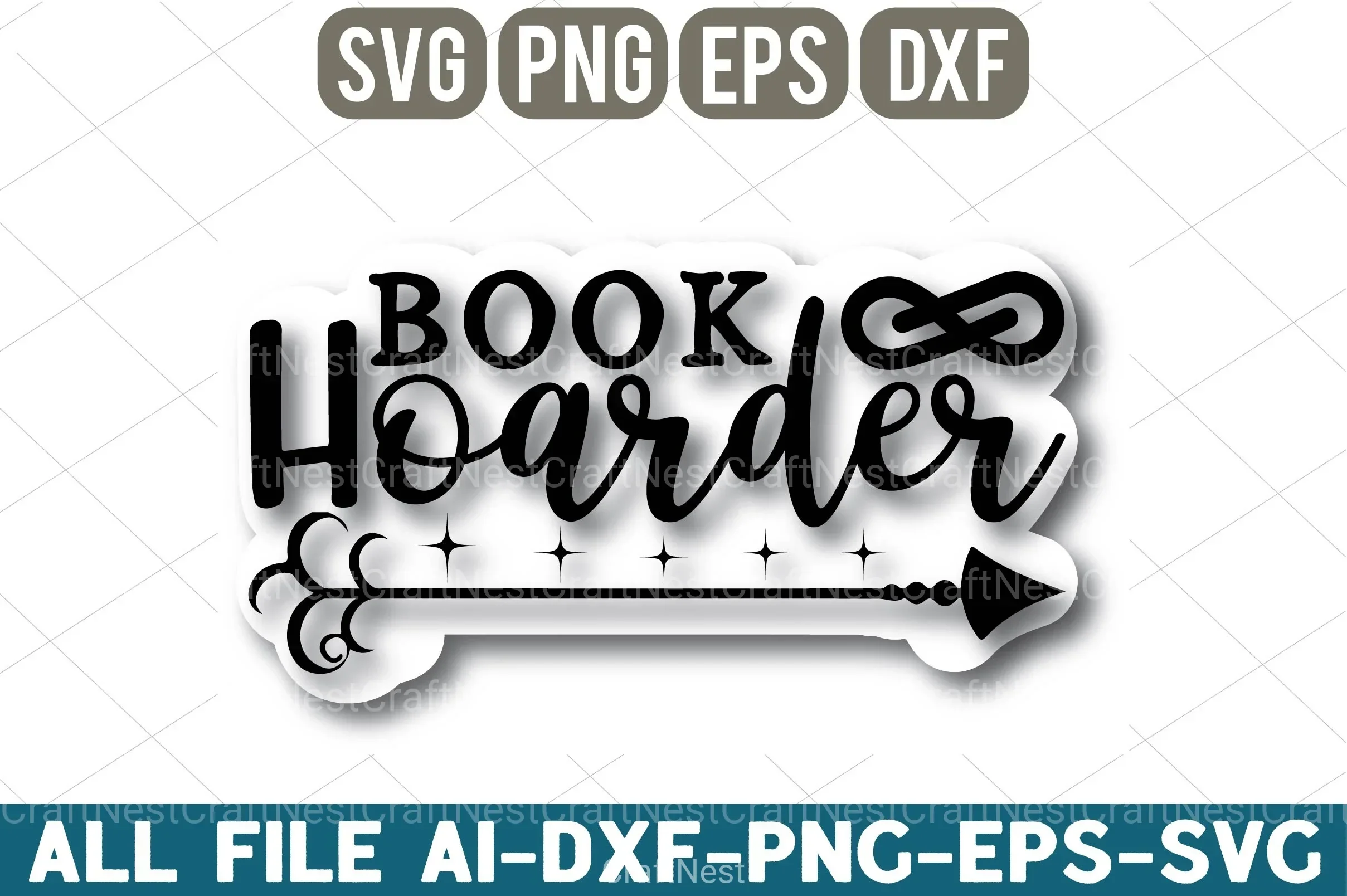Book Lover Design Bundle - Image 7