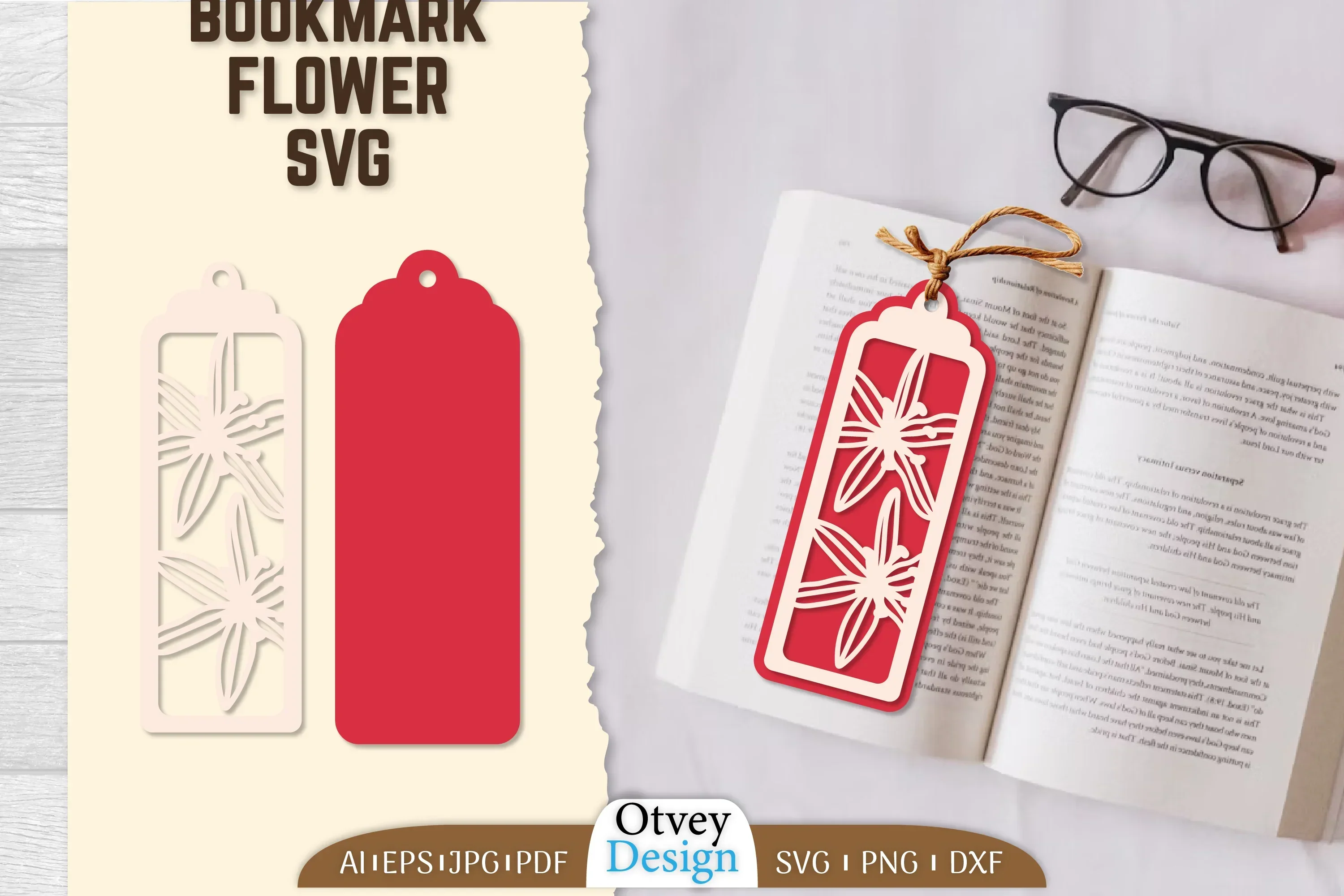 Bookmark Flower SVG Bundle