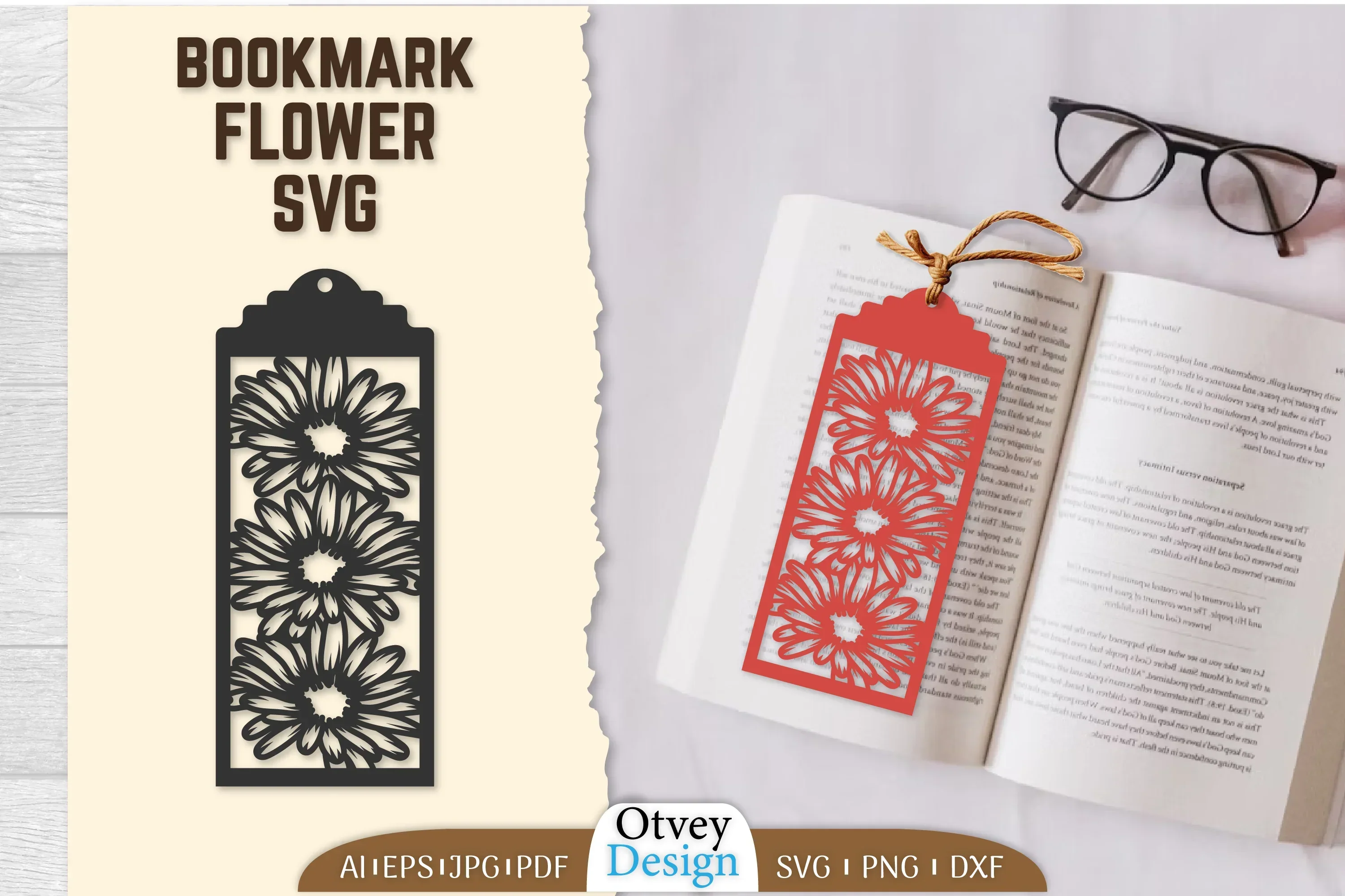 Bookmark Flower SVG Bundle