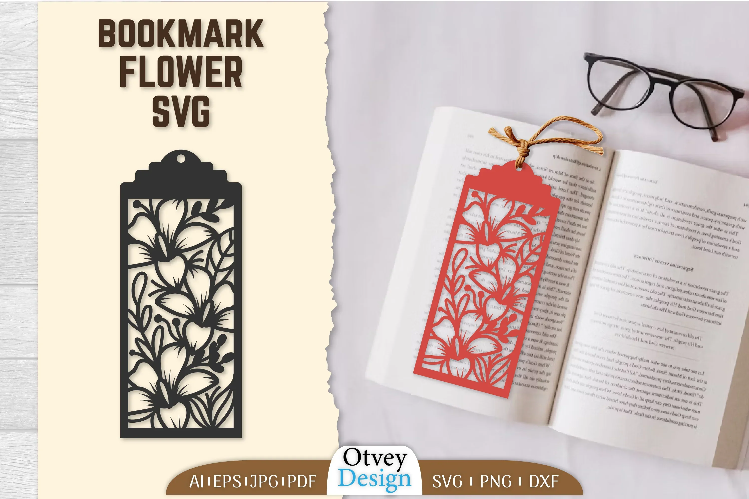Bookmark Flower SVG Bundle