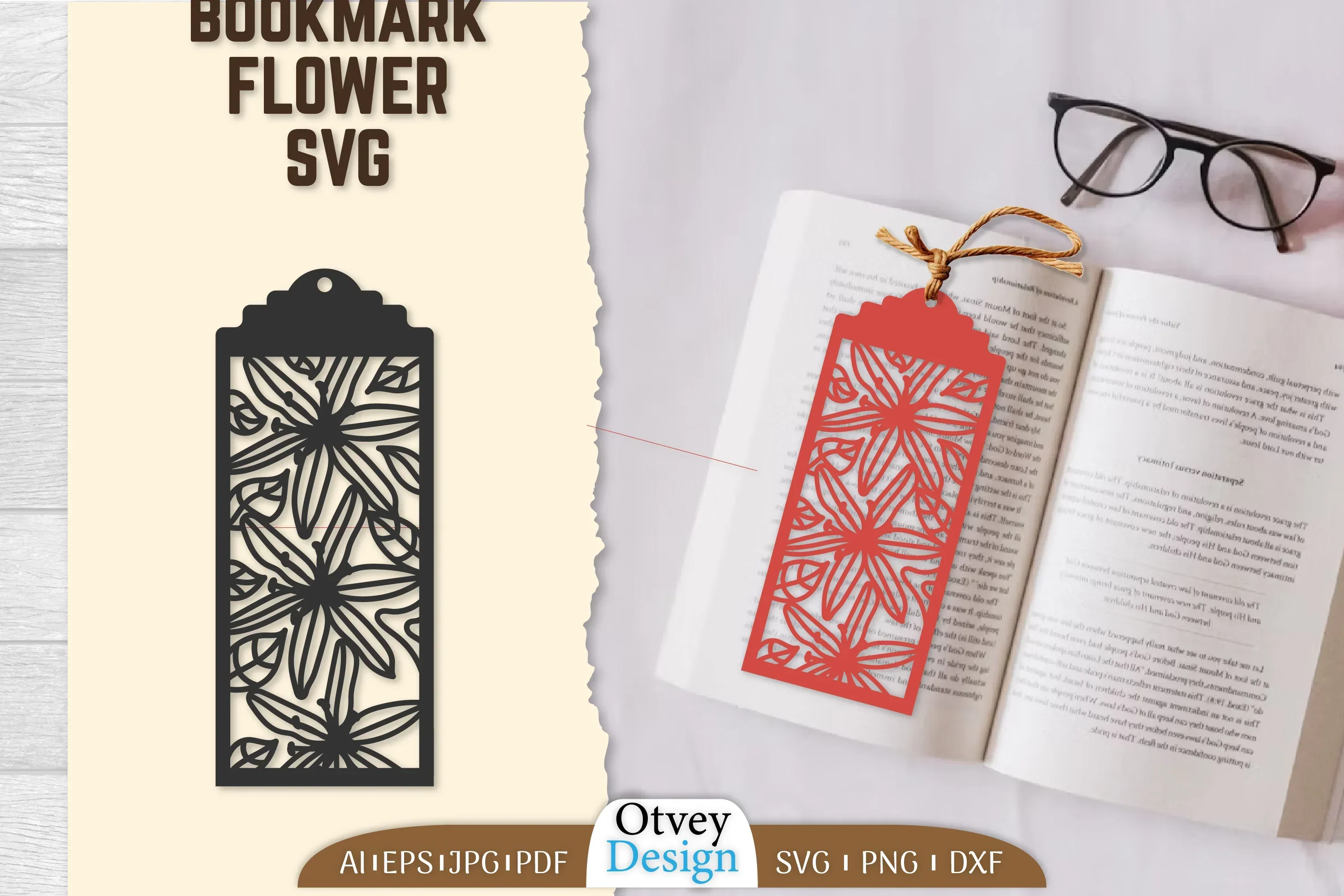 Bookmark Flower SVG Bundle
