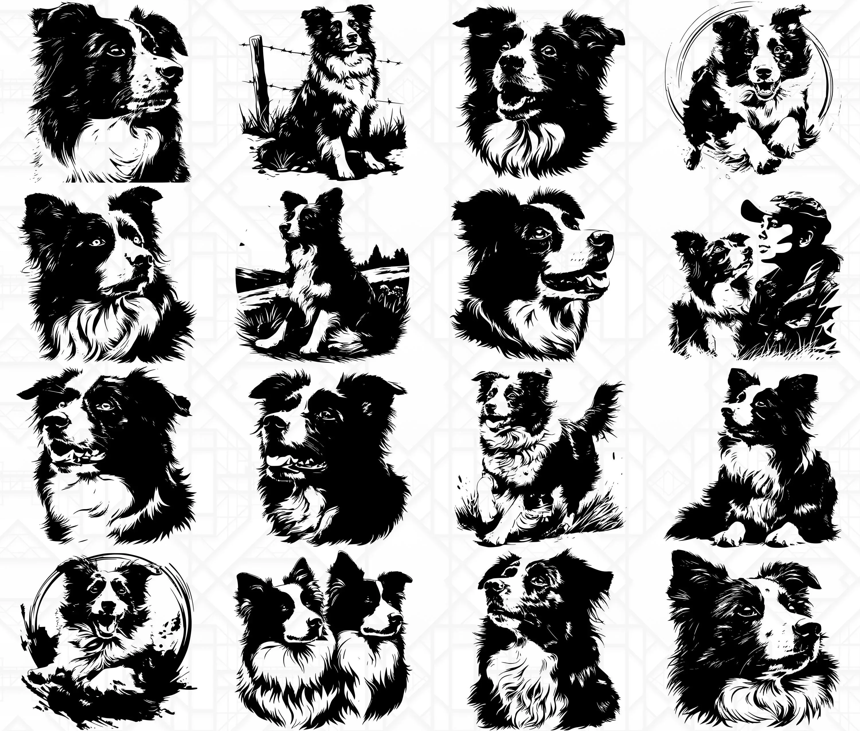 Border Collie SVG Bundle - Image 2