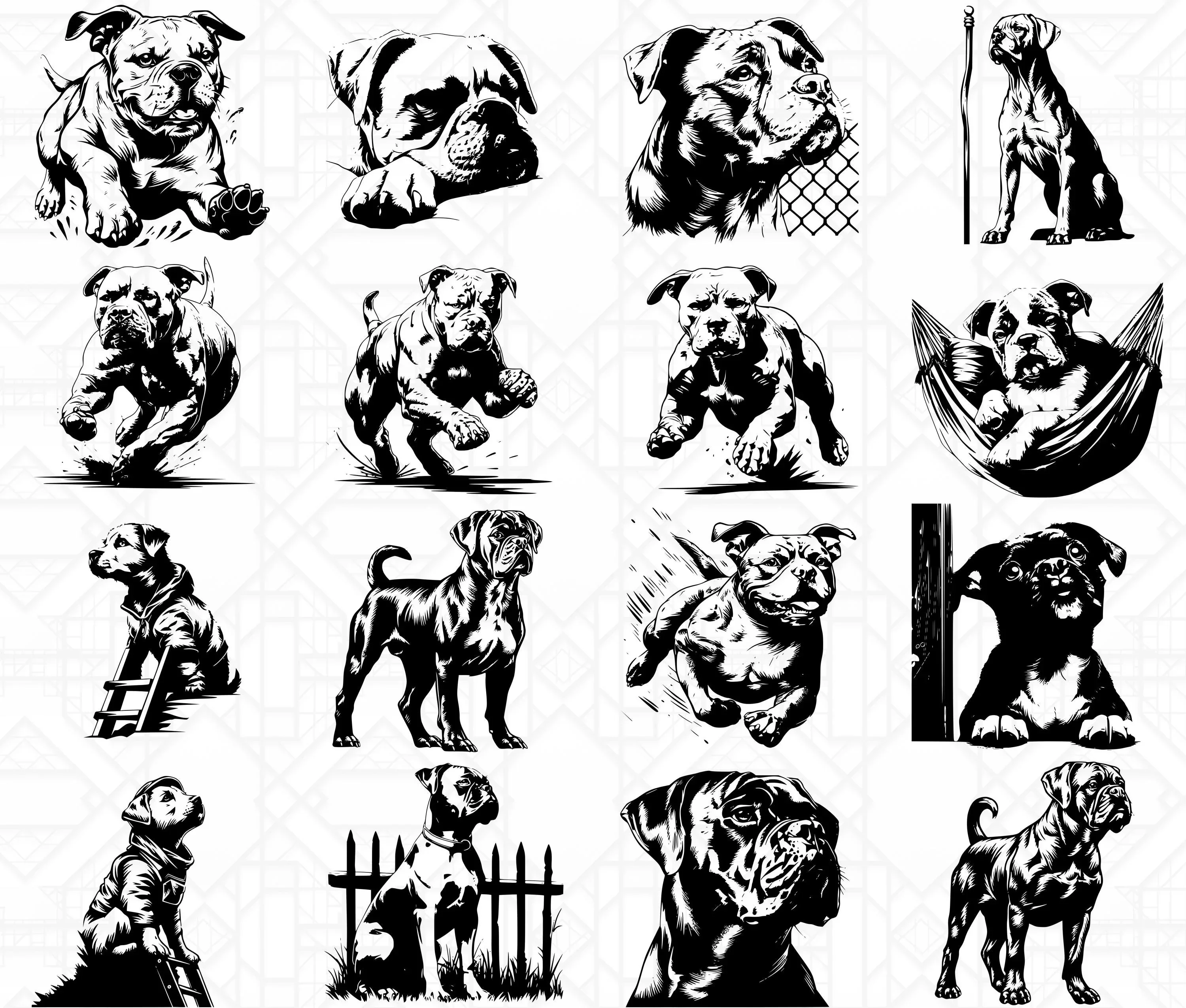 Boxer Dog SVG Bundle - Image 2