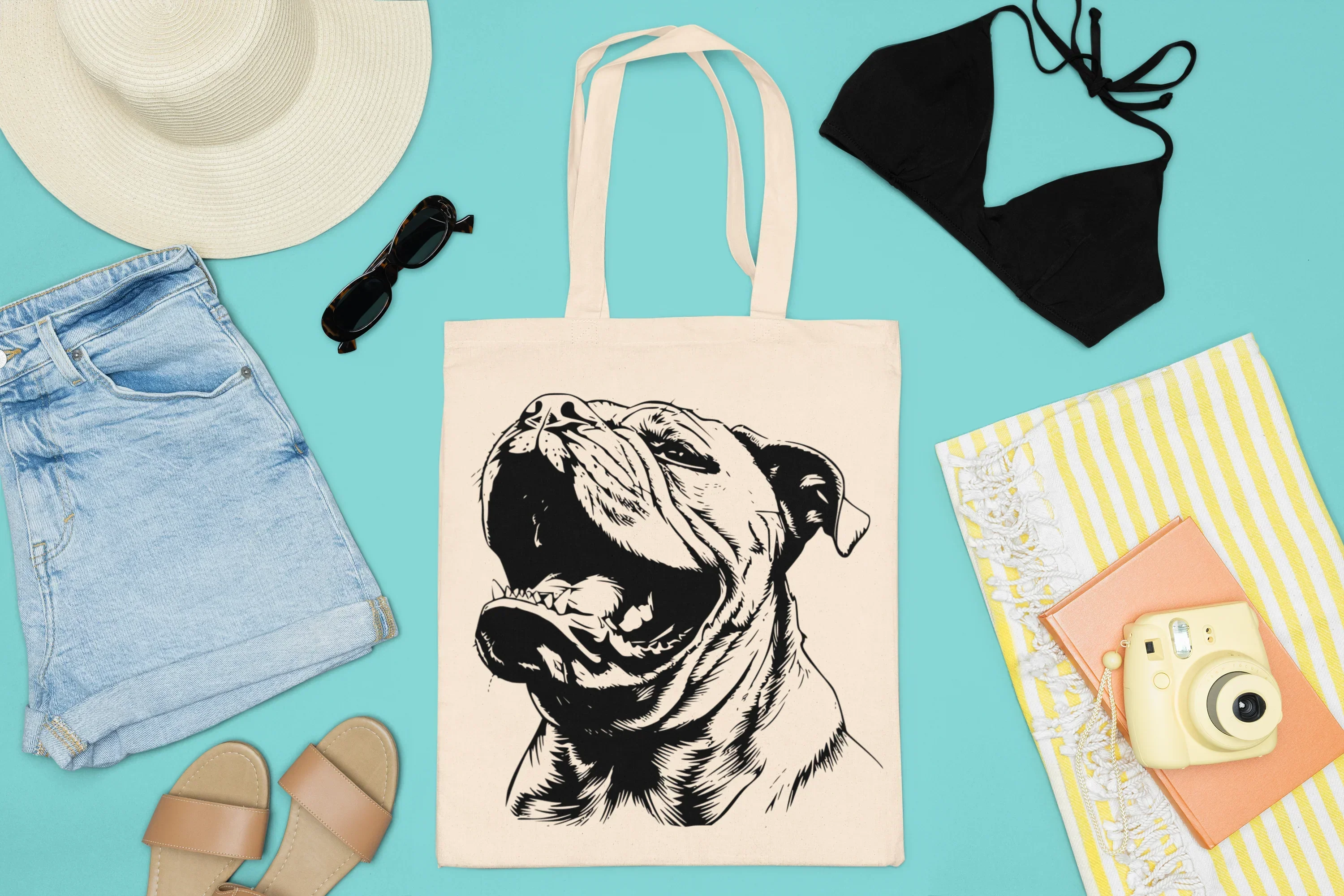 Bulldog Dog SVG Bundle - Image 9