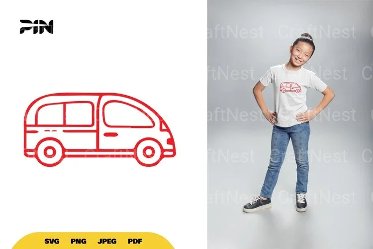 Bus Doodle Clipart Bundle