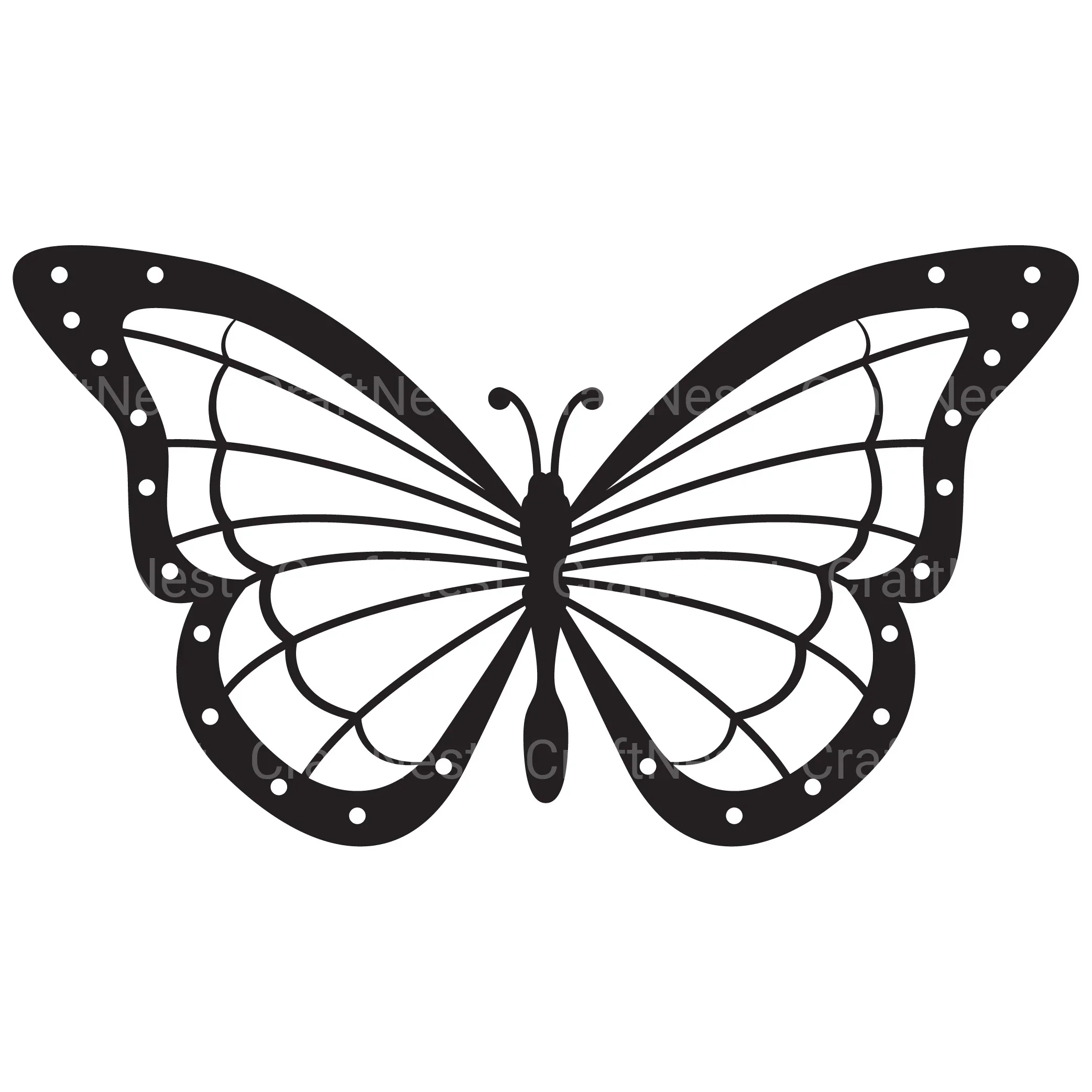 Butterfly 3D Layered Papercut Clipart Bundle - Image 3