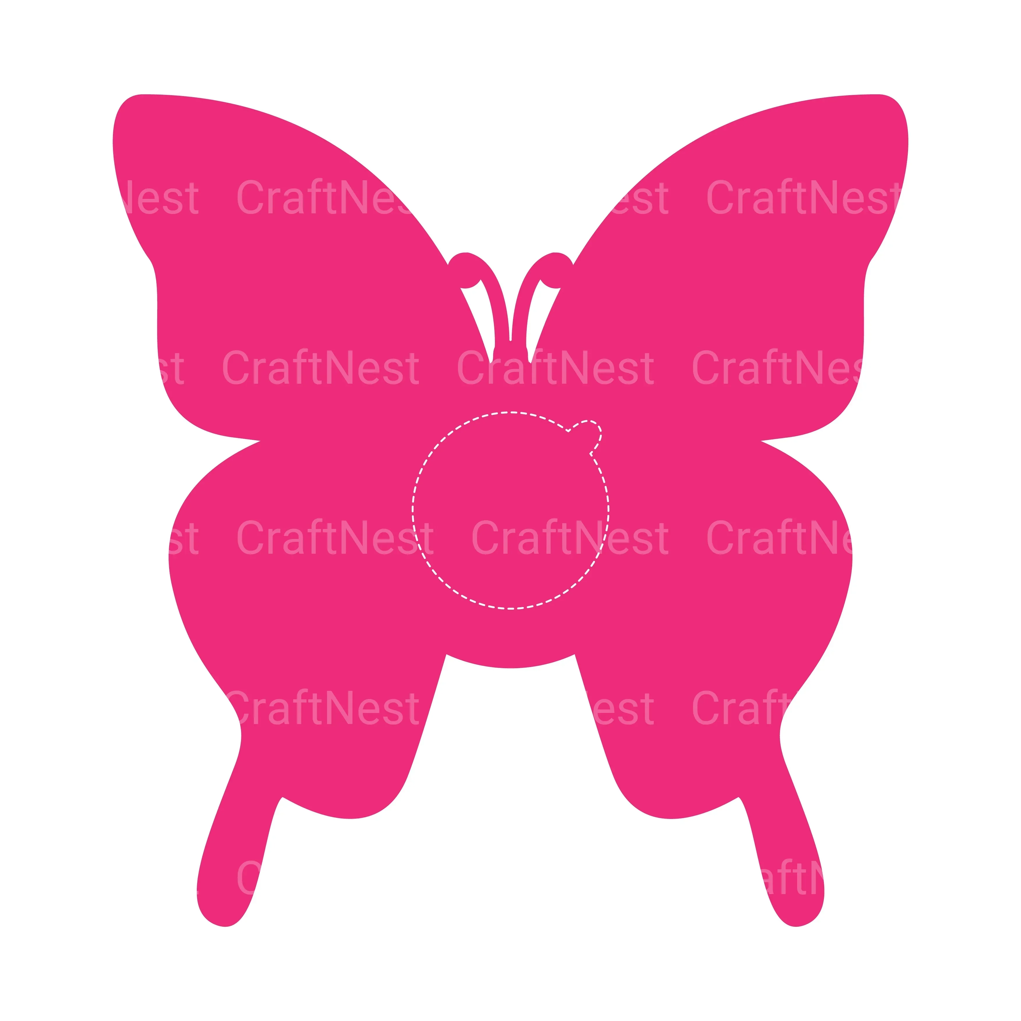 Butterfly Candy Holder SVG Bundle Clipart - Image 4