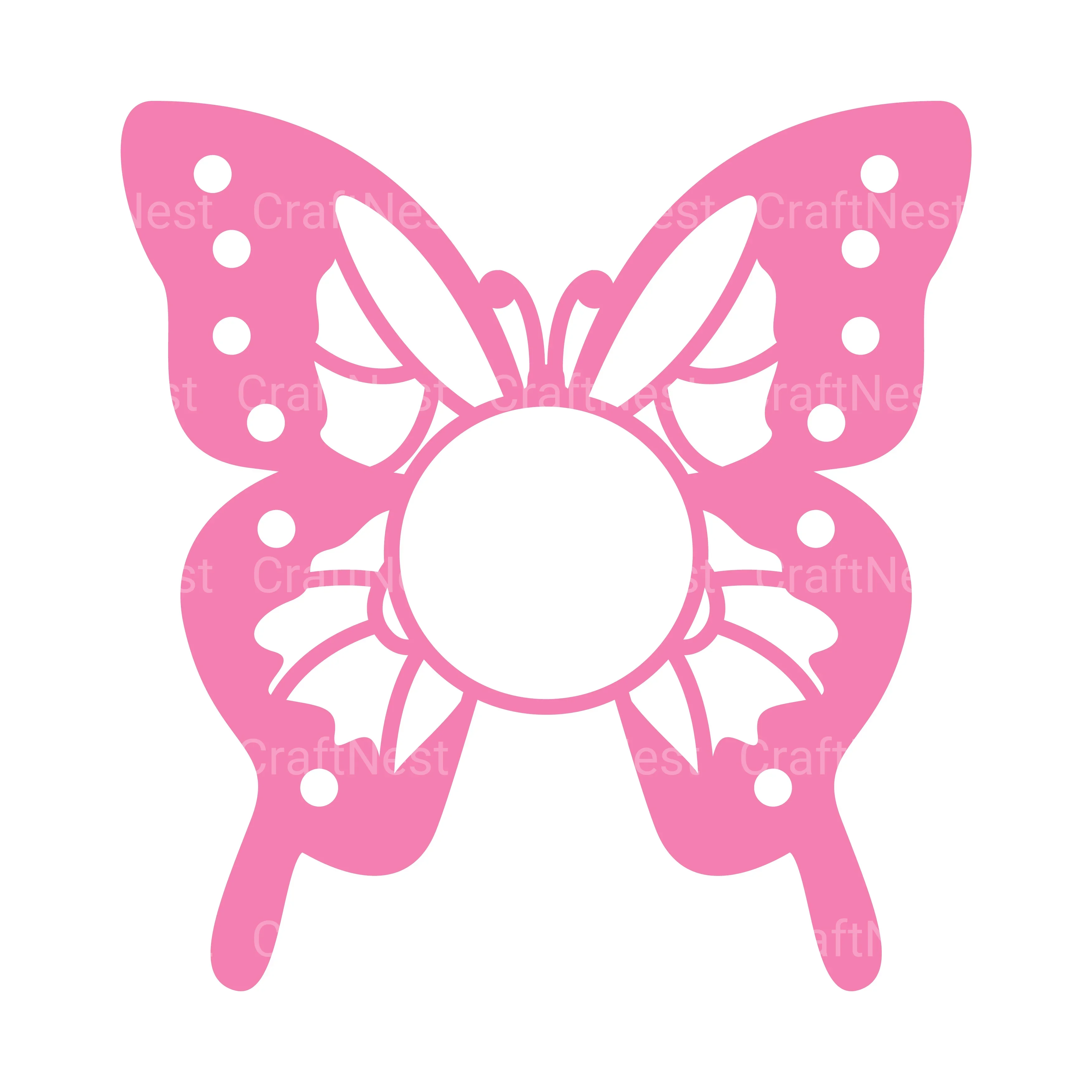 Butterfly Candy Holder SVG Bundle Clipart - Image 6