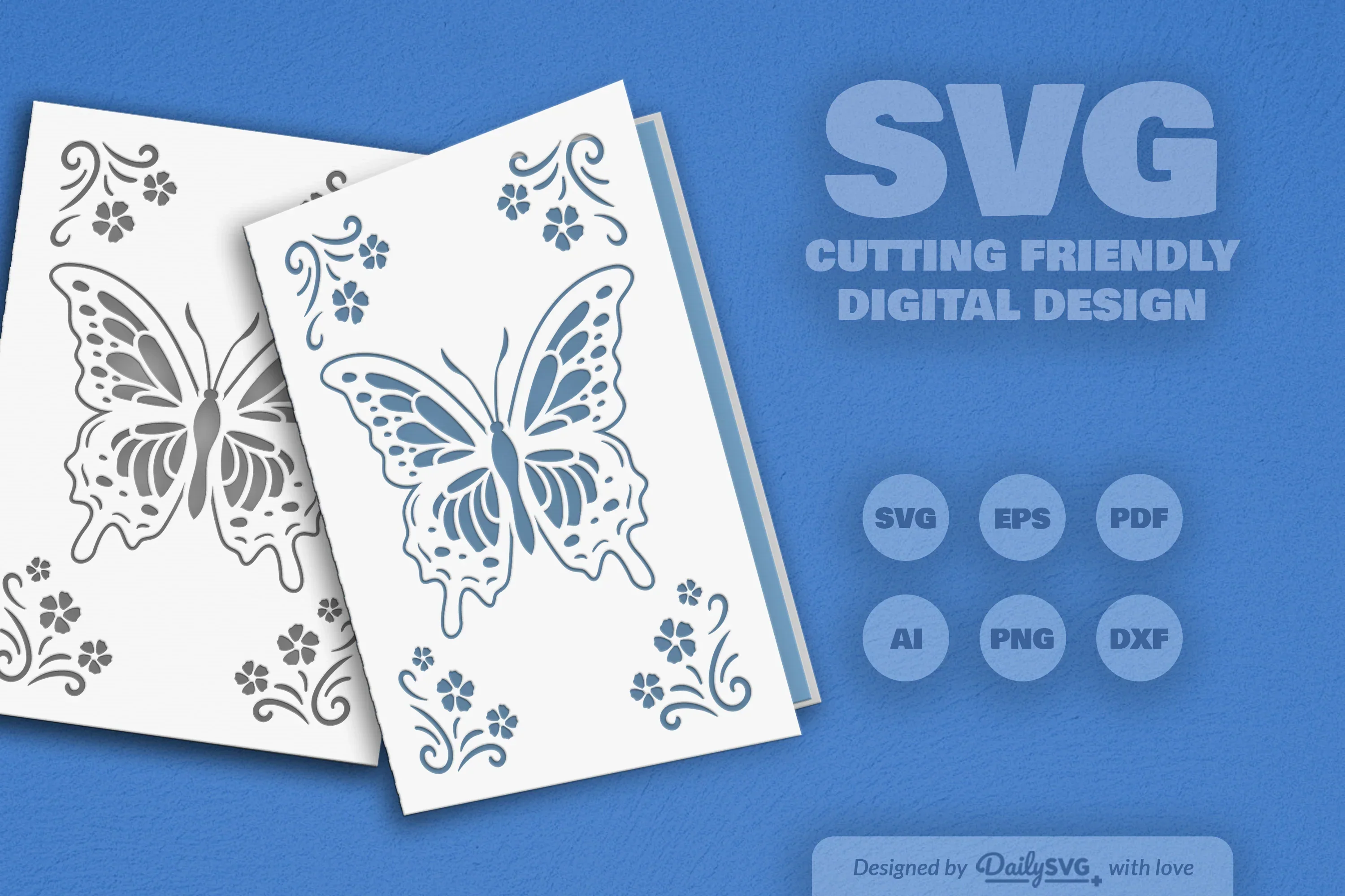 Butterfly Floral SVG Bundle - Image 2